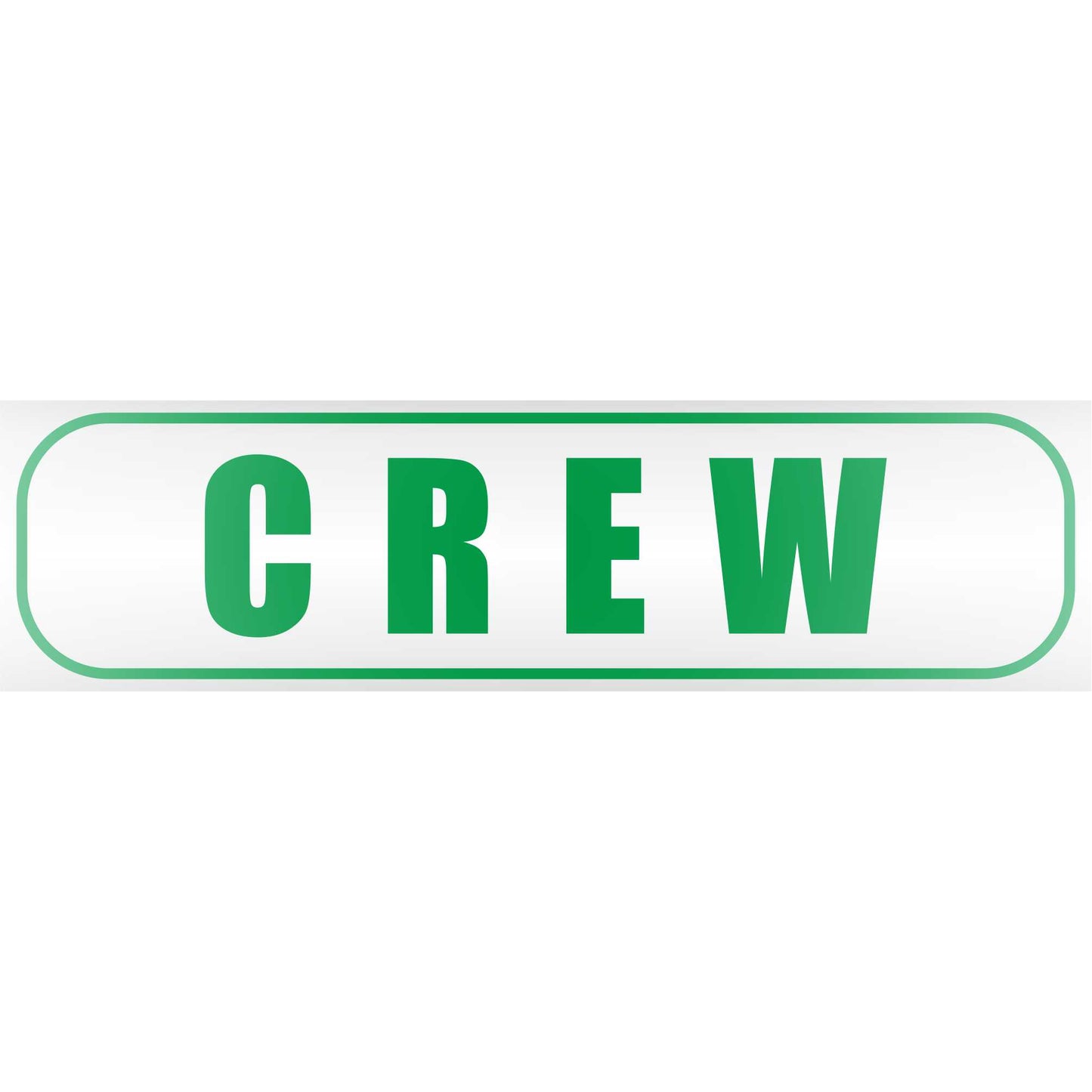 Magnetschild - CREW Mannschaft Verein Security Sicherheitsdienst Fahrzeug - Magnetfolie für Auto - LKW - Truck - Baustelle - Firma