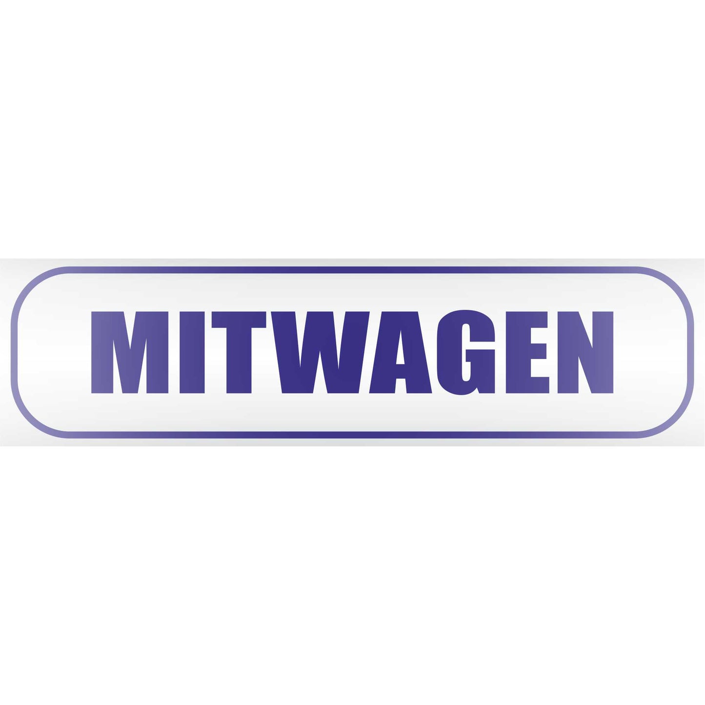 Magnetschild - Mietwagen - Magnetfolie für Auto - LKW - Truck - Baustelle - Firma