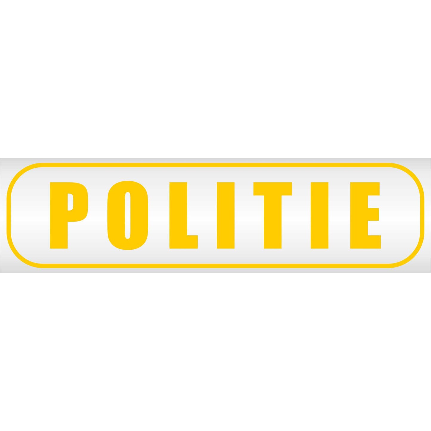 Magnetschild - Politie - Magnetfolie für Auto - LKW - Truck - Baustelle - Firma