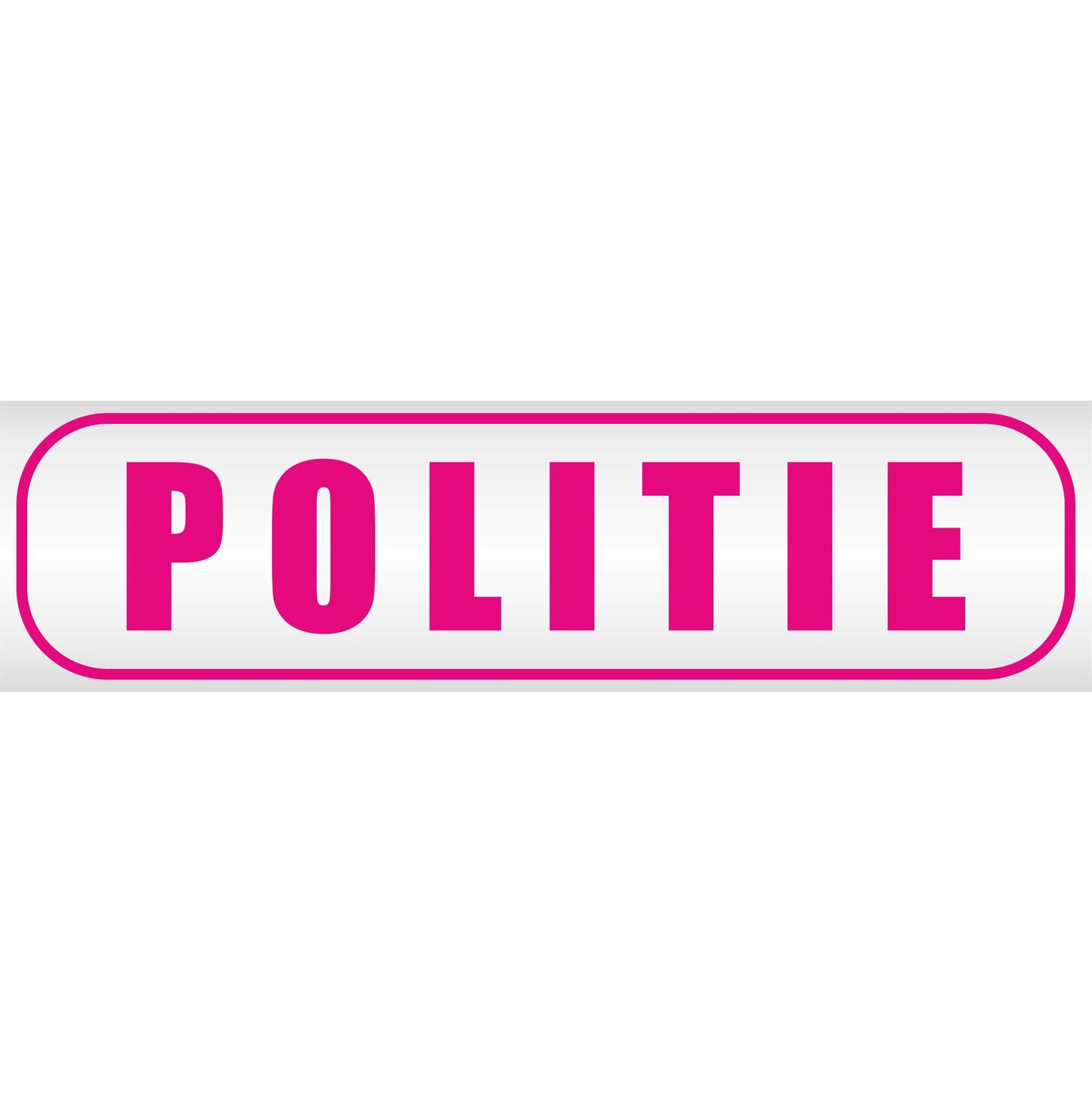 Magnetschild - Politie - Magnetfolie für Auto - LKW - Truck - Baustelle - Firma