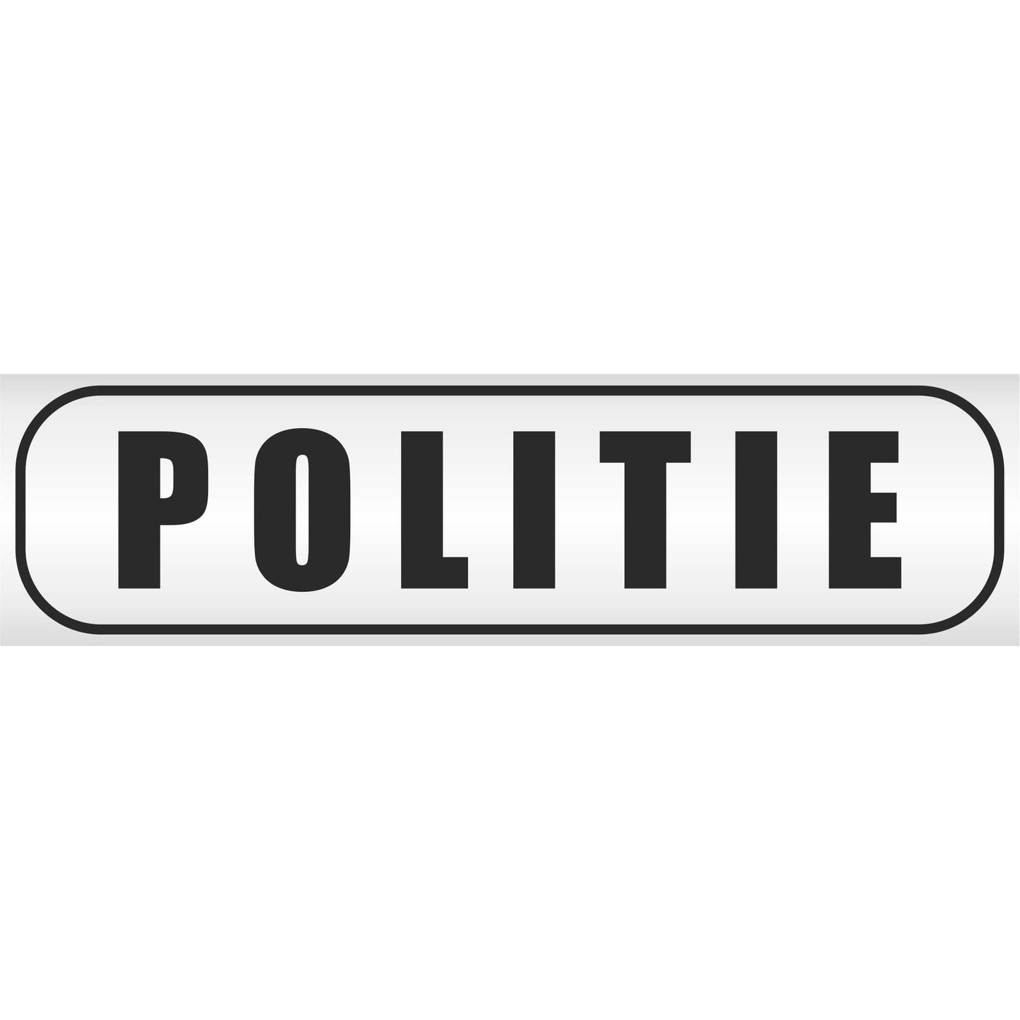 Magnetschild - Politie - Magnetfolie für Auto - LKW - Truck - Baustelle - Firma