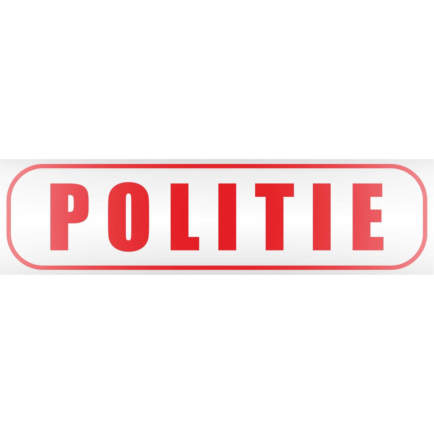 Magnetschild - Politie - Magnetfolie für Auto - LKW - Truck - Baustelle - Firma