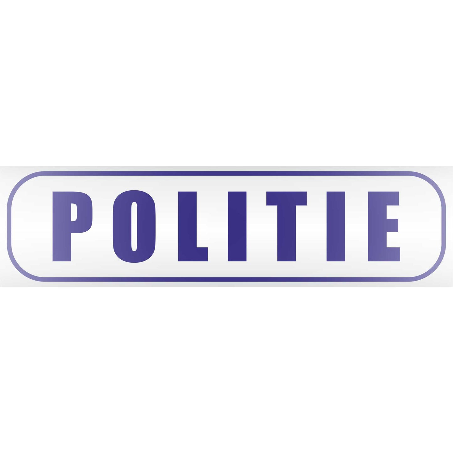 Magnetschild - Politie - Magnetfolie für Auto - LKW - Truck - Baustelle - Firma