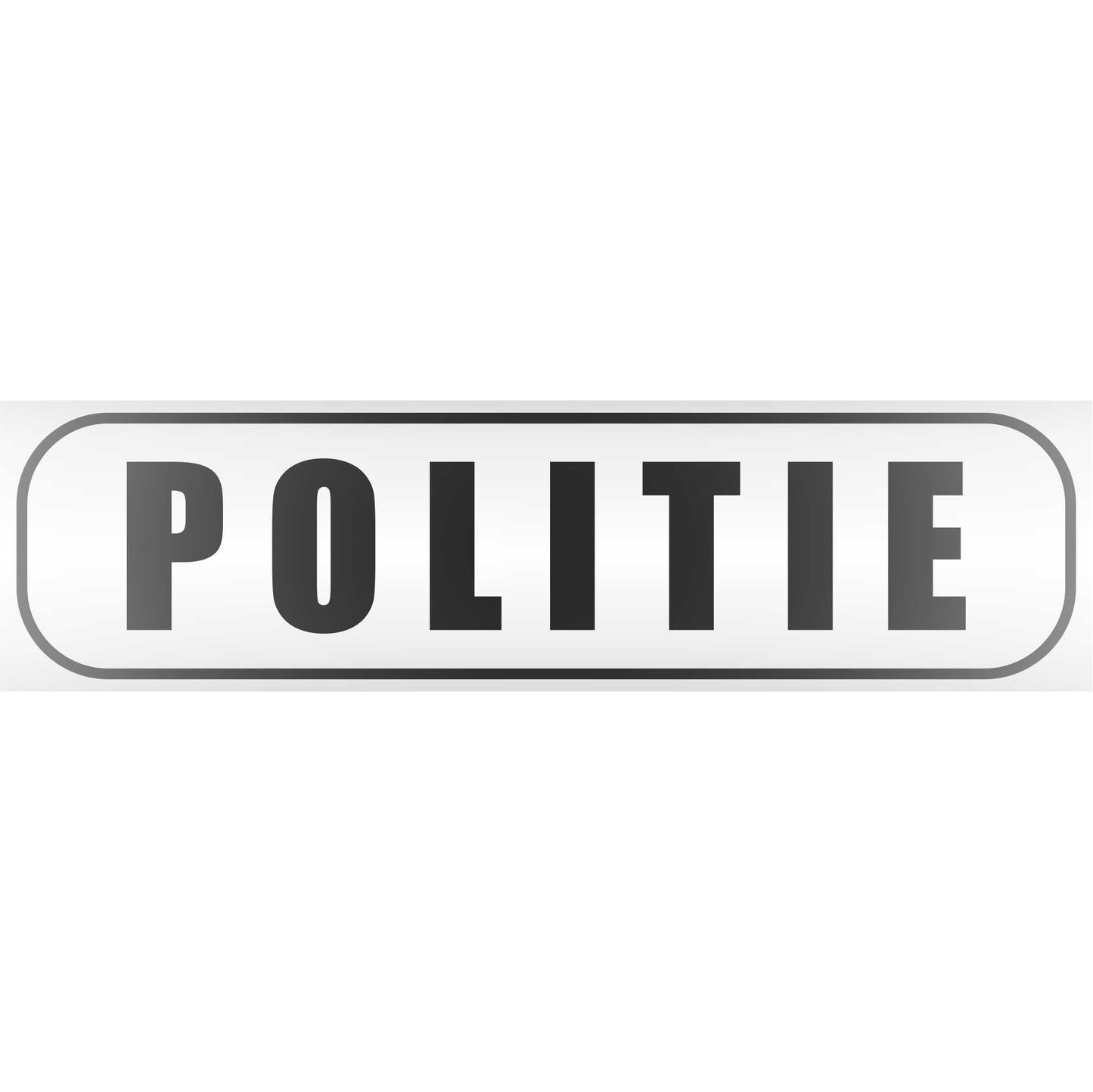 Magnetschild - Politie - Magnetfolie für Auto - LKW - Truck - Baustelle - Firma