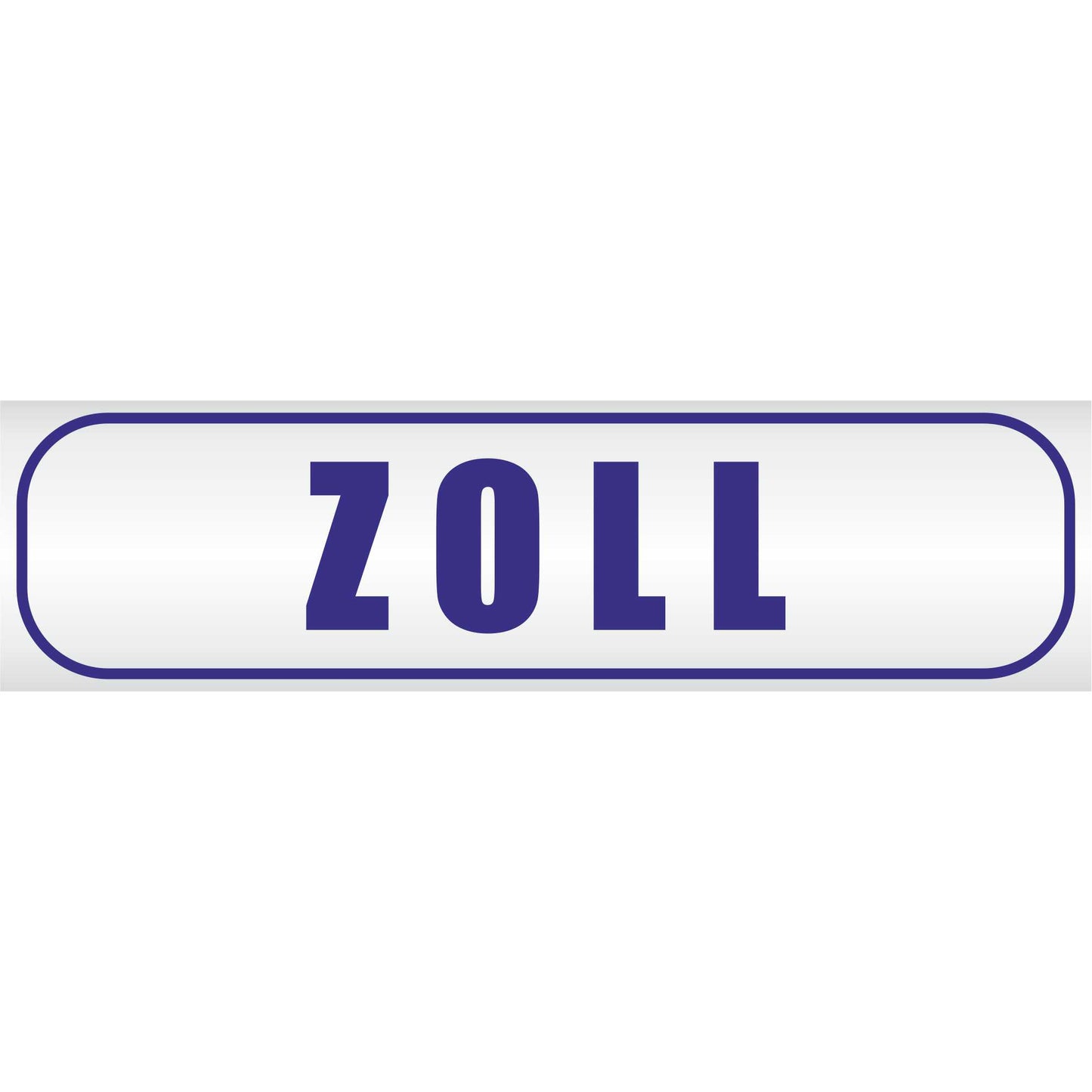 Magnetschild - Zoll - Magnetfolie für Auto - LKW - Truck - Baustelle - Firma
