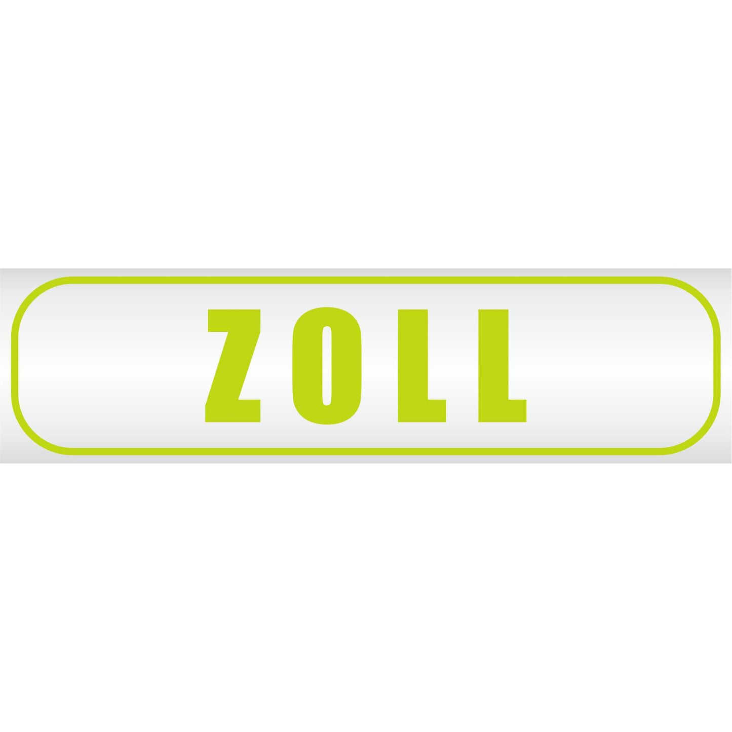 Magnetschild - Zoll - Magnetfolie für Auto - LKW - Truck - Baustelle - Firma