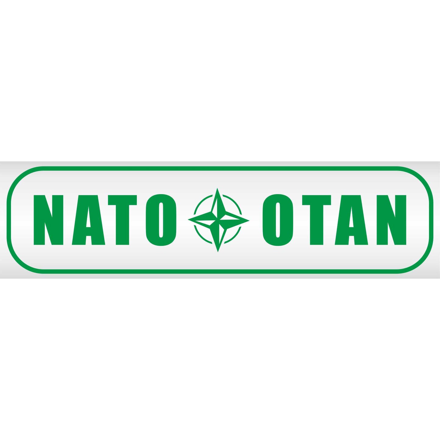 Magnetschild - Nato Otan - Magnetfolie für Auto - LKW - Truck - Baustelle - Firma