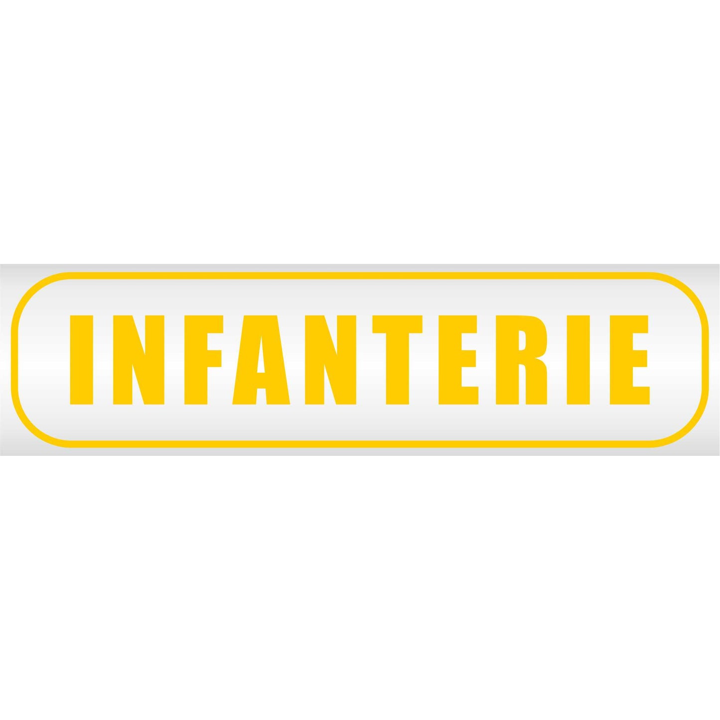 Magnetschild - Infantrie - Magnetfolie für Auto - LKW - Truck - Baustelle - Firma