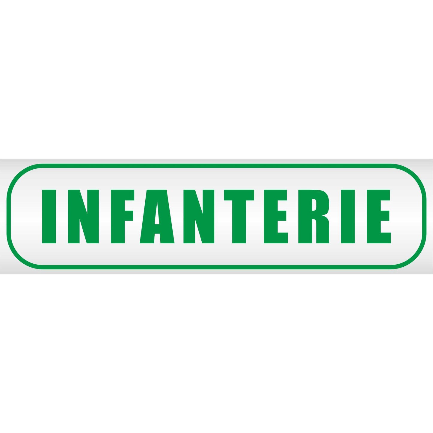 Magnetschild - Infantrie - Magnetfolie für Auto - LKW - Truck - Baustelle - Firma