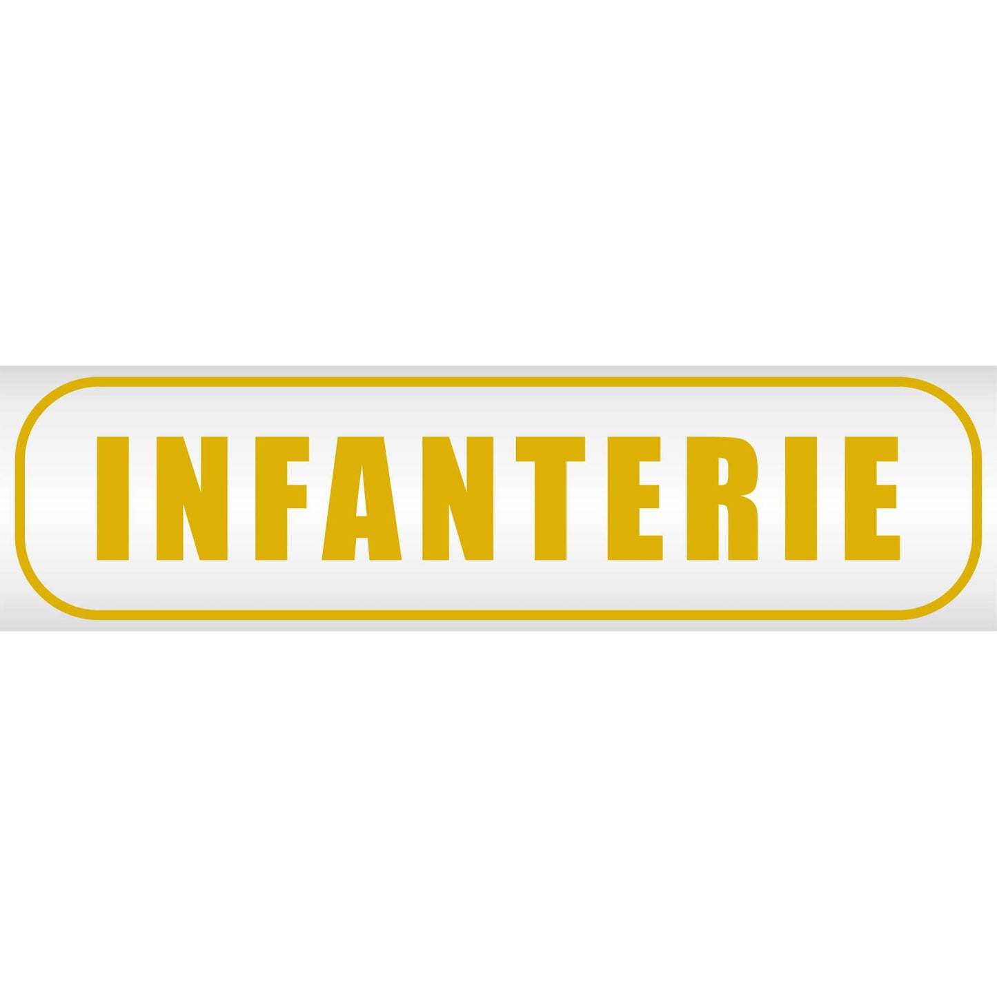 Magnetschild - Infantrie - Magnetfolie für Auto - LKW - Truck - Baustelle - Firma