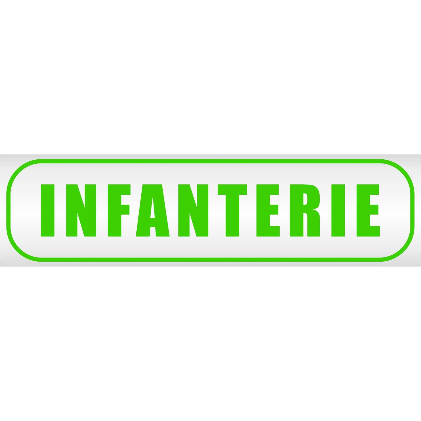 Magnetschild - Infantrie - Magnetfolie für Auto - LKW - Truck - Baustelle - Firma