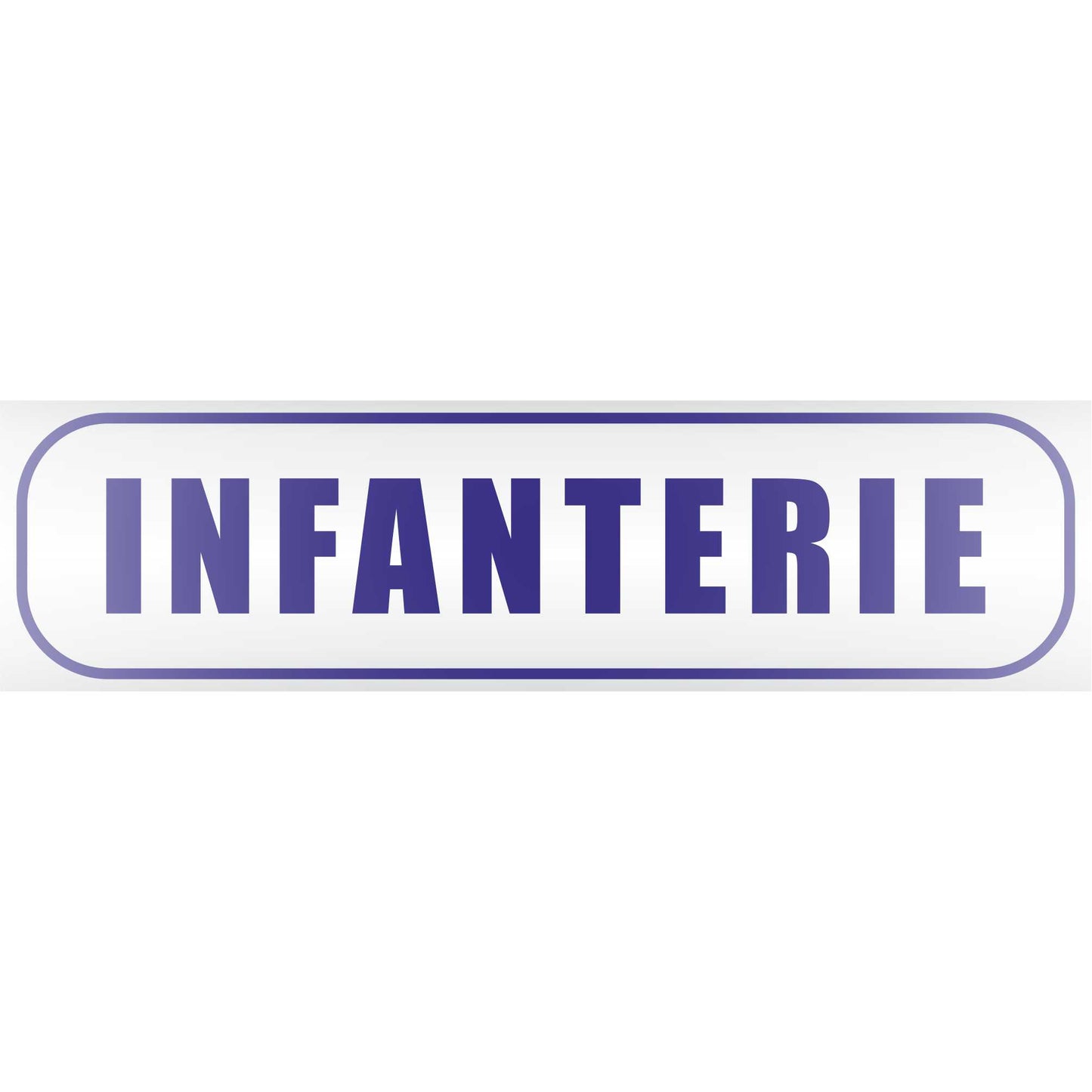 Magnetschild - Infantrie - Magnetfolie für Auto - LKW - Truck - Baustelle - Firma