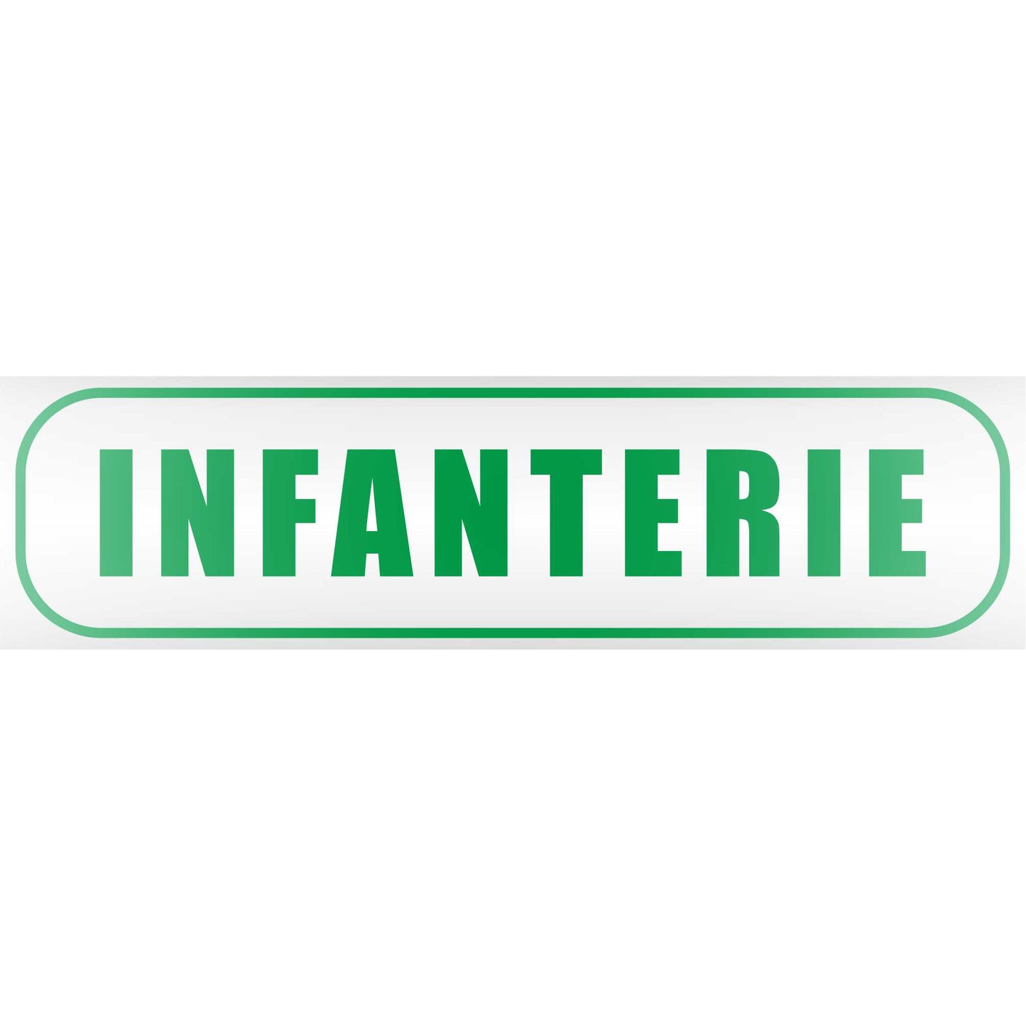 Magnetschild - Infantrie - Magnetfolie für Auto - LKW - Truck - Baustelle - Firma