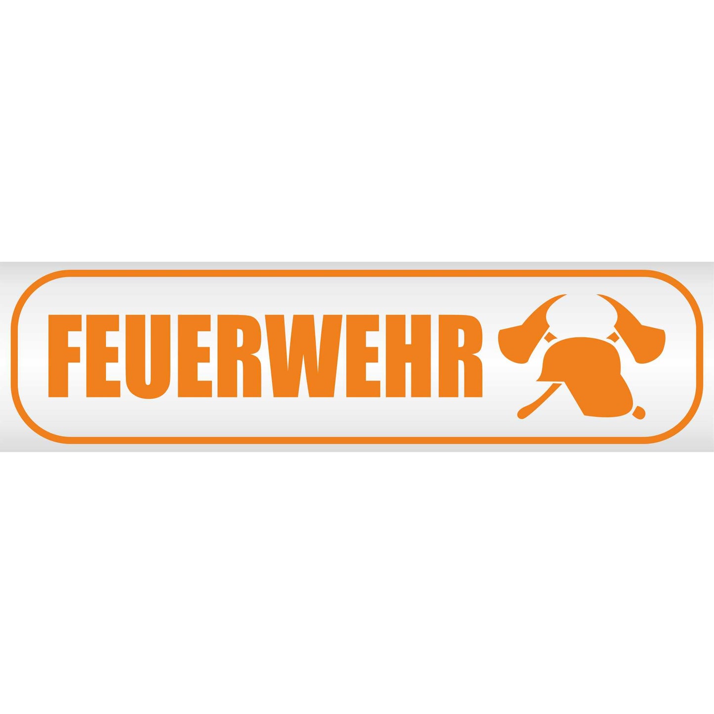 Magnetschild - Feuerwehr 2 - Magnetfolie für Auto - LKW - Truck - Baustelle - Firma