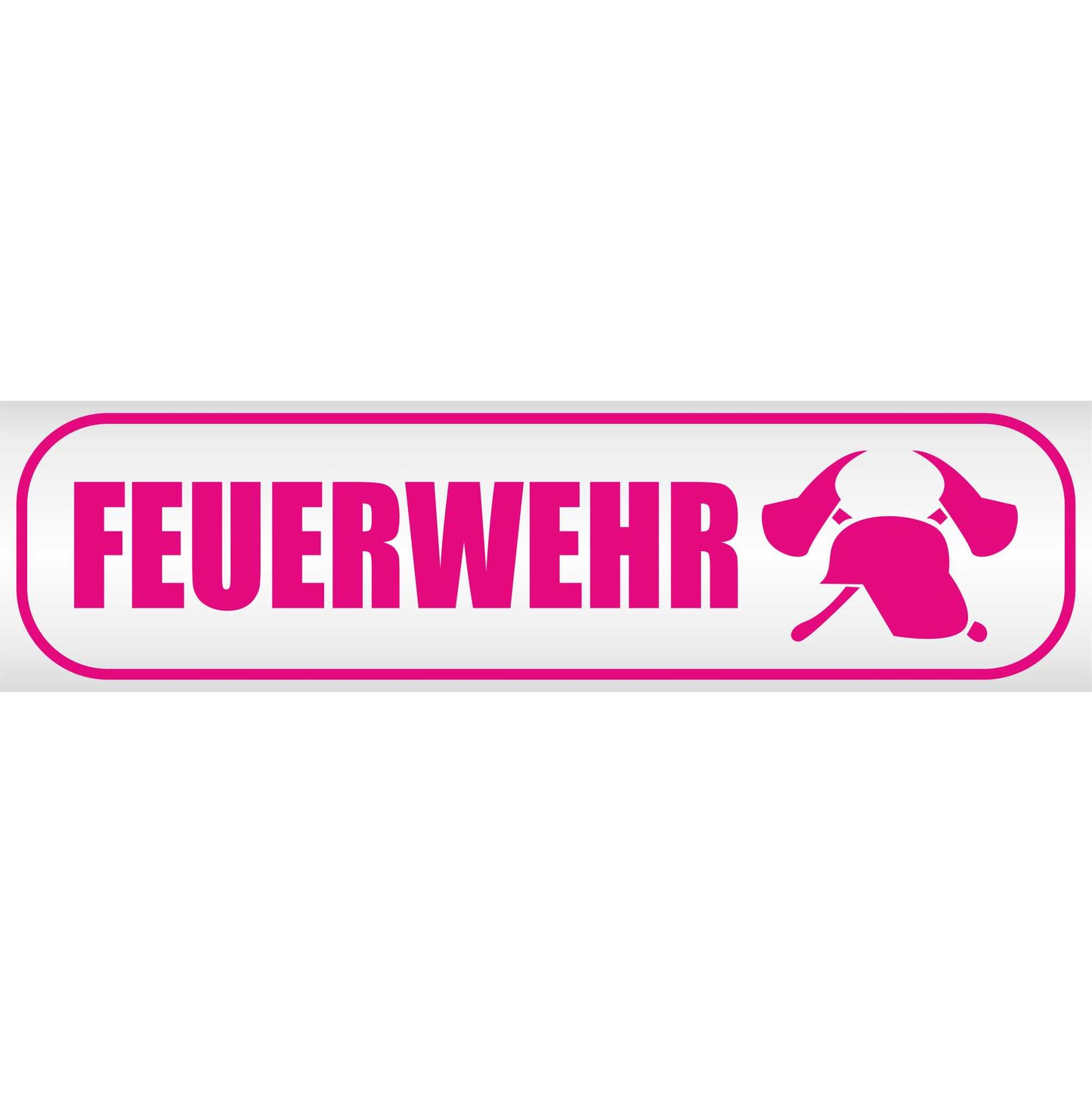 Magnetschild - Feuerwehr 2 - Magnetfolie für Auto - LKW - Truck - Baustelle - Firma