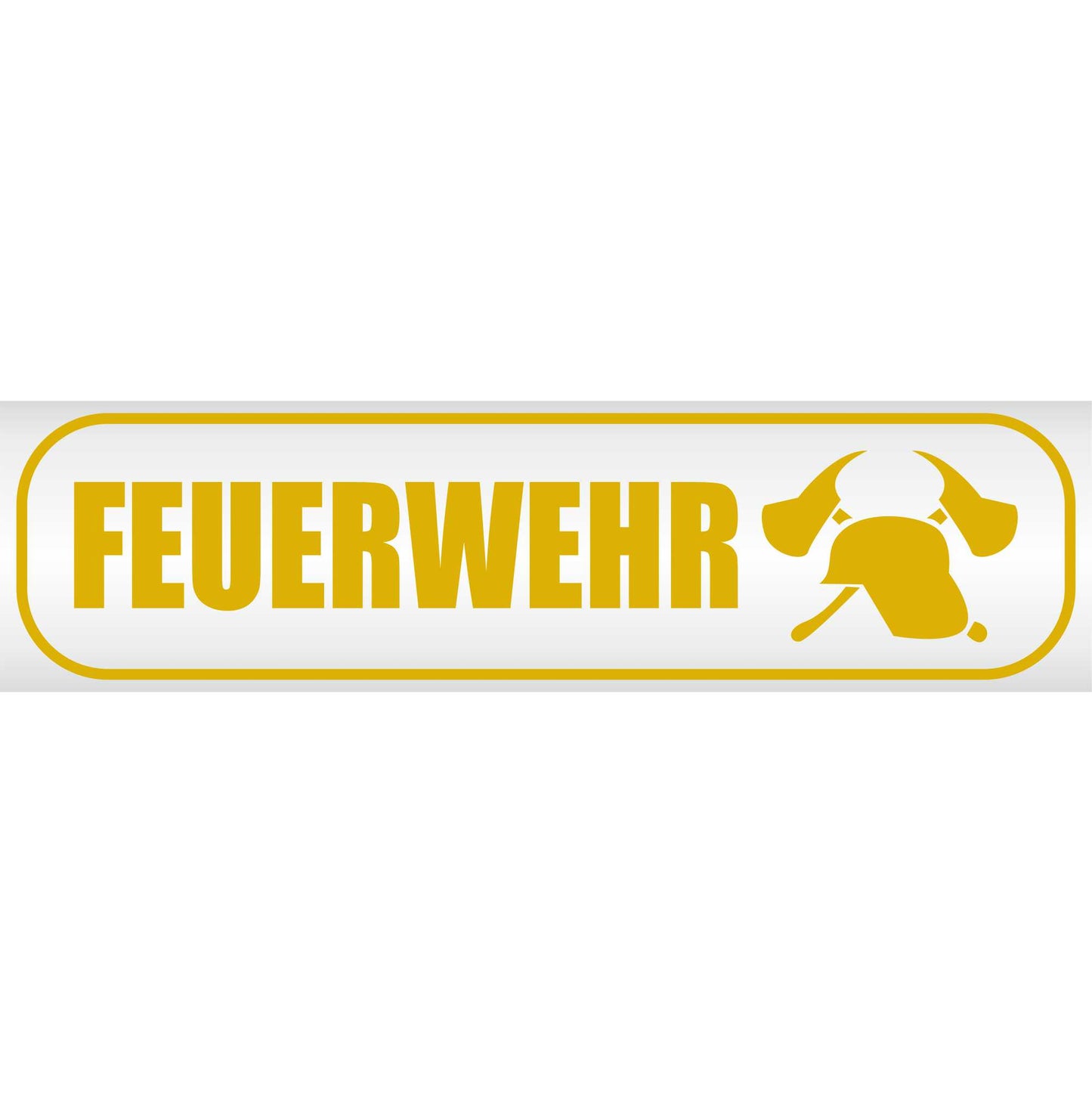 Magnetschild - Feuerwehr 2 - Magnetfolie für Auto - LKW - Truck - Baustelle - Firma