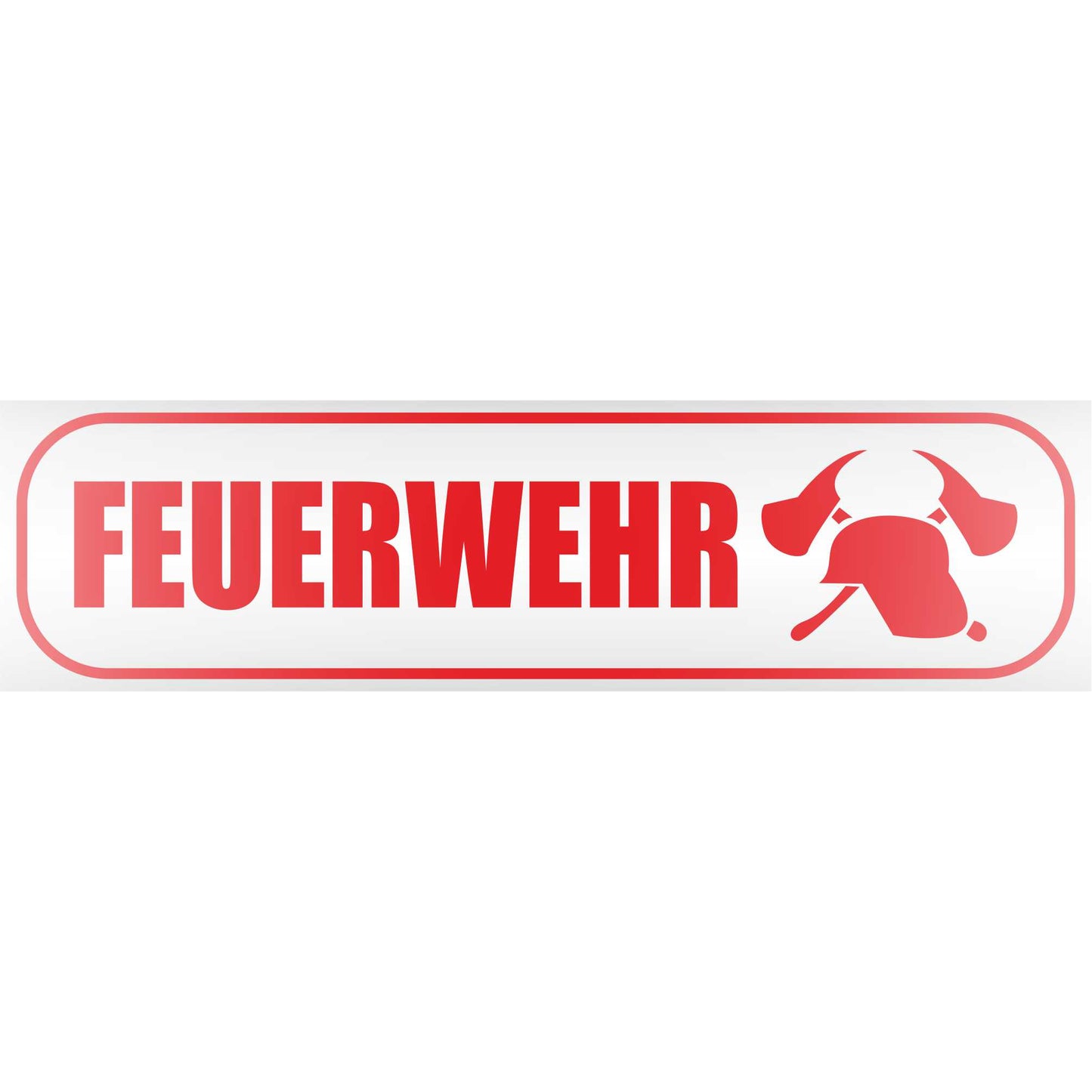Magnetschild - Feuerwehr 2 - Magnetfolie für Auto - LKW - Truck - Baustelle - Firma