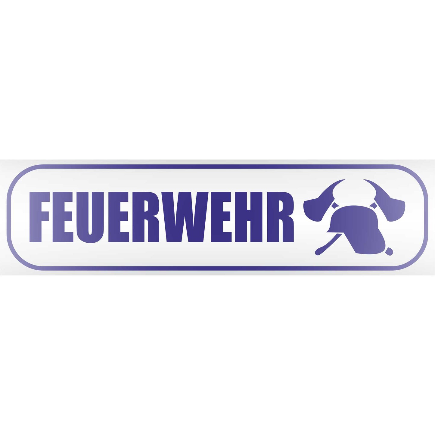 Magnetschild - Feuerwehr 2 - Magnetfolie für Auto - LKW - Truck - Baustelle - Firma