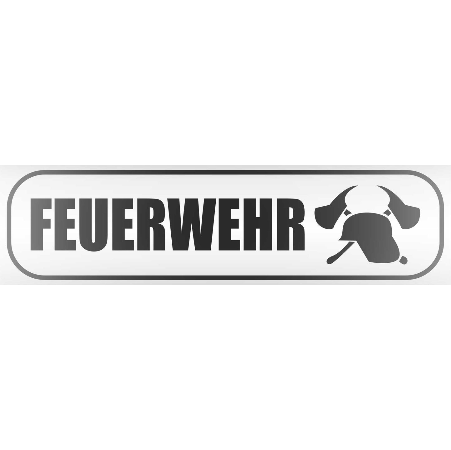 Magnetschild - Feuerwehr 2 - Magnetfolie für Auto - LKW - Truck - Baustelle - Firma