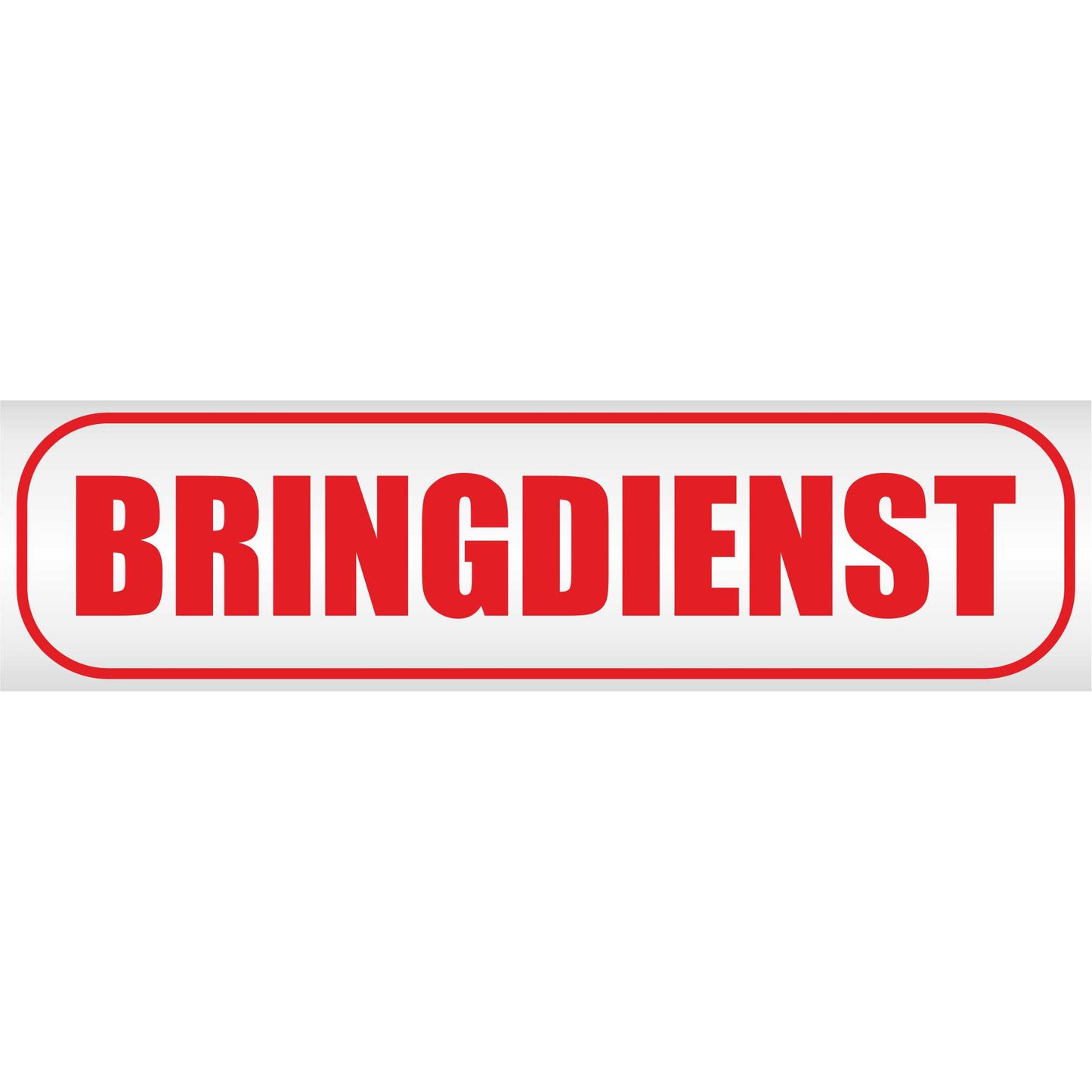Magnetschild - Bringdienst - Magnetfolie für Auto - LKW - Truck - Baustelle - Firma