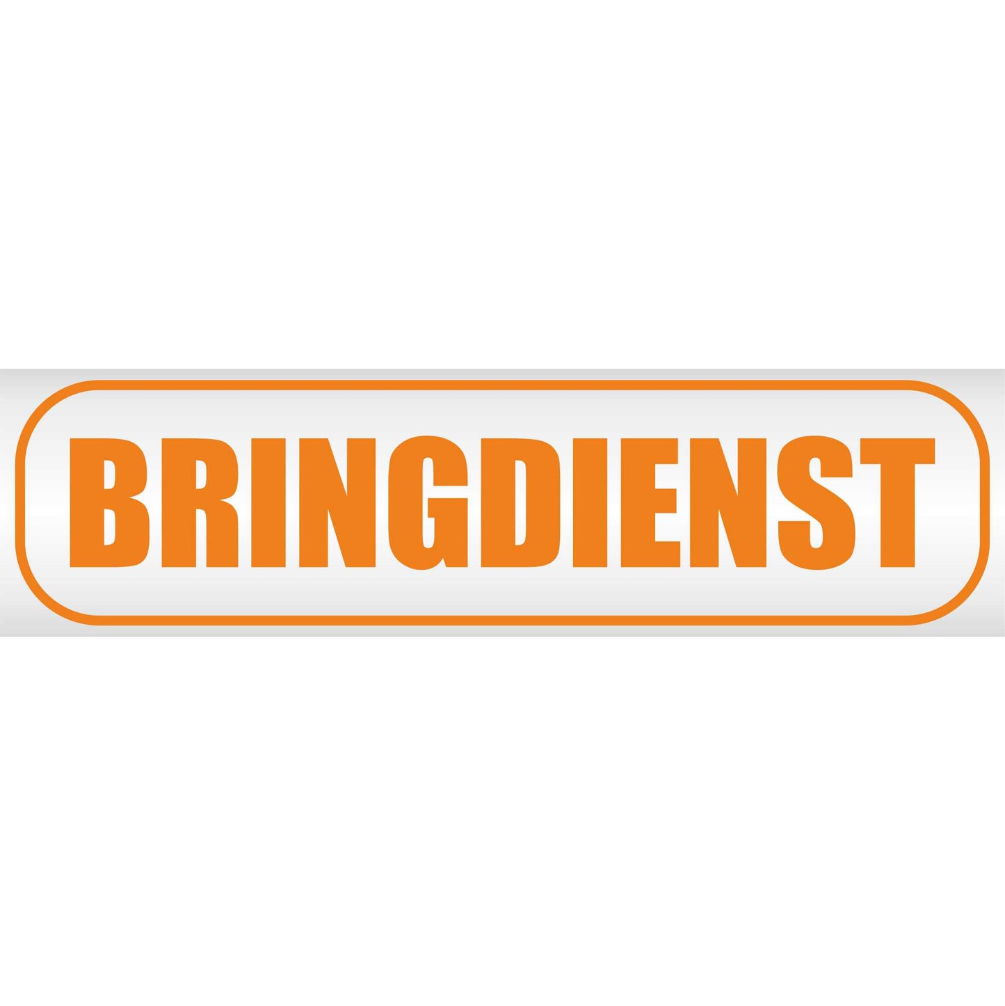 Magnetschild - Bringdienst - Magnetfolie für Auto - LKW - Truck - Baustelle - Firma