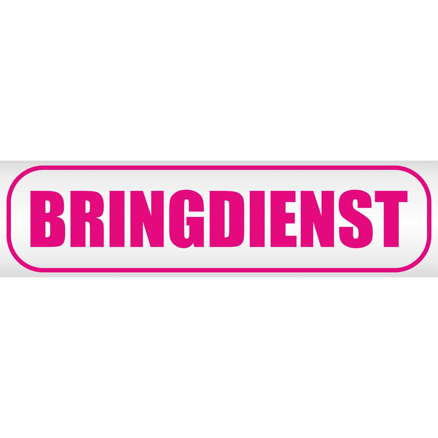 Magnetschild - Bringdienst - Magnetfolie für Auto - LKW - Truck - Baustelle - Firma