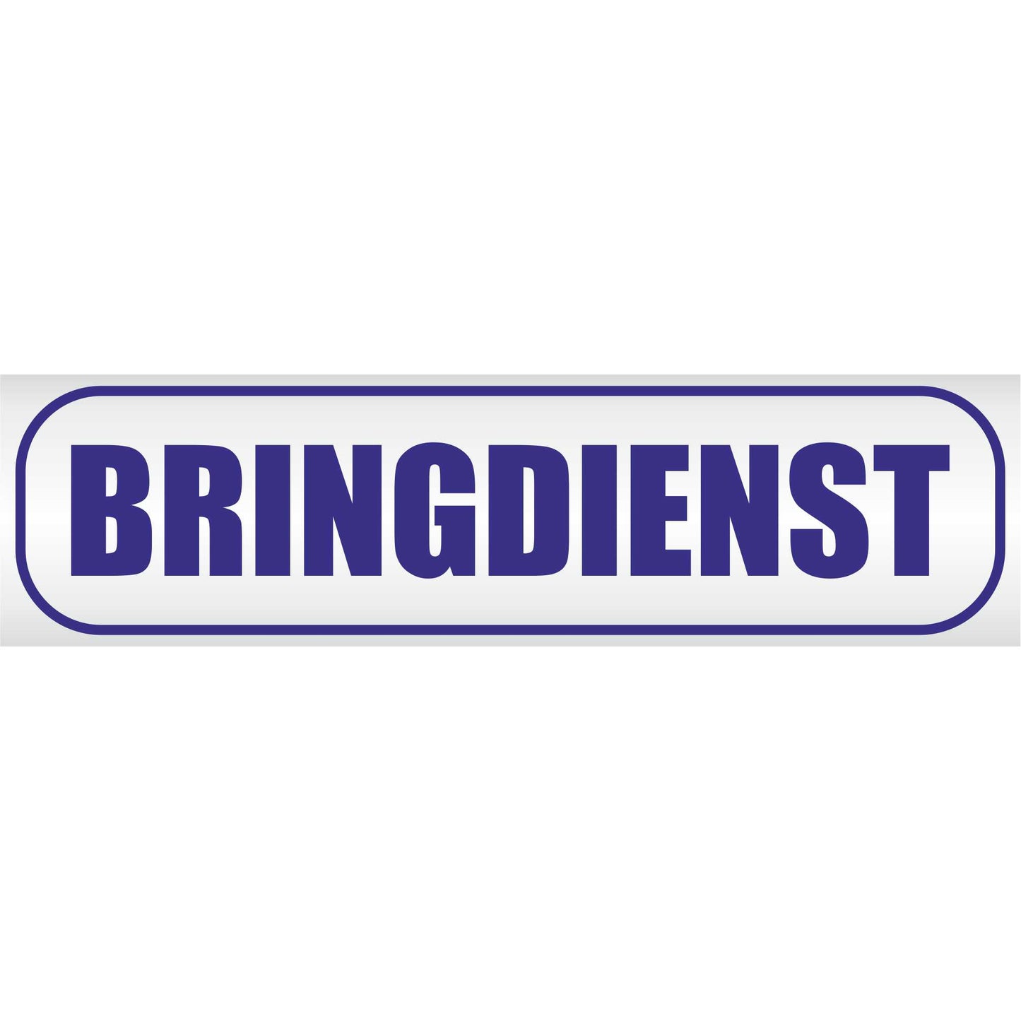 Magnetschild - Bringdienst - Magnetfolie für Auto - LKW - Truck - Baustelle - Firma
