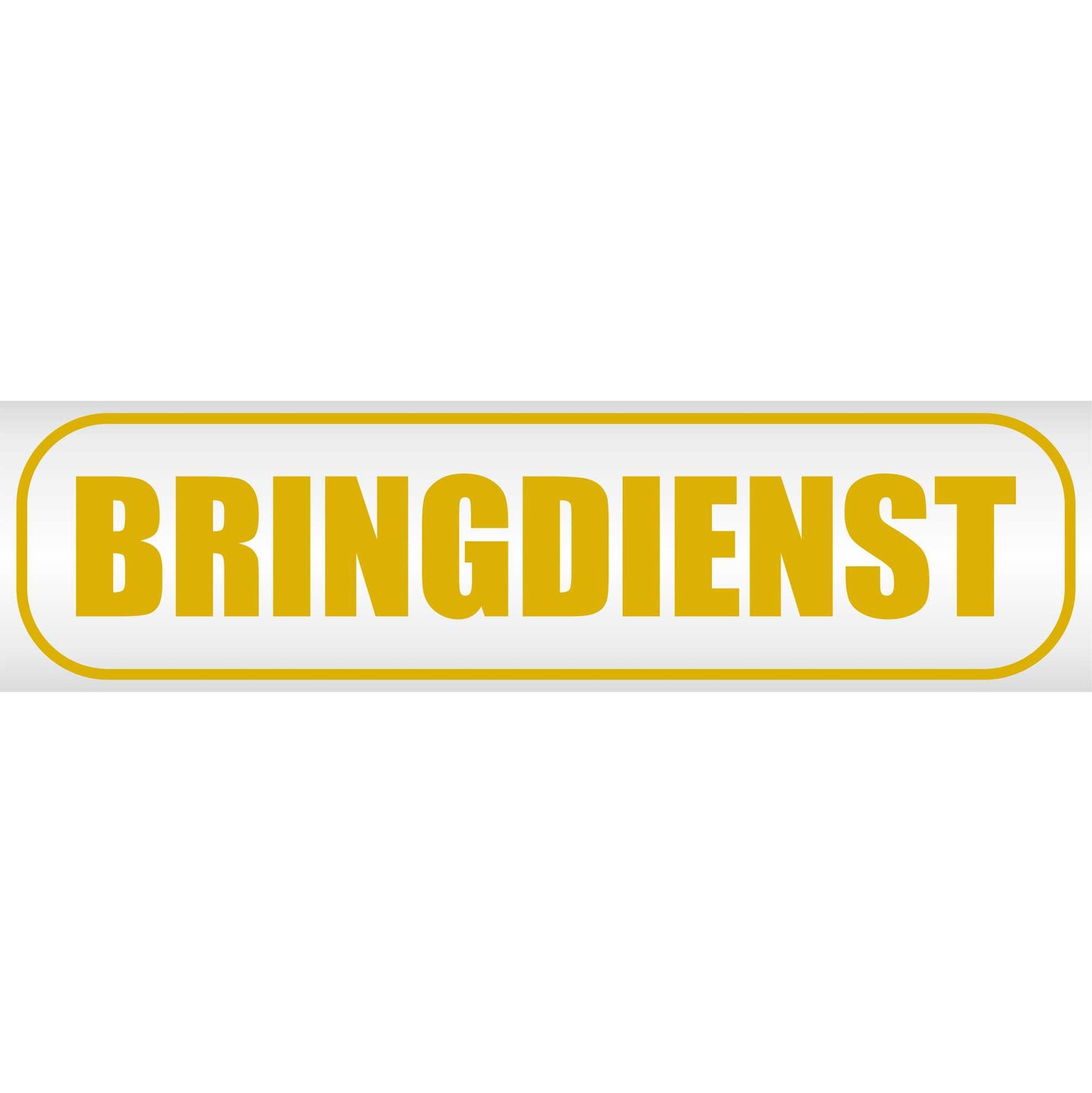 Magnetschild - Bringdienst - Magnetfolie für Auto - LKW - Truck - Baustelle - Firma