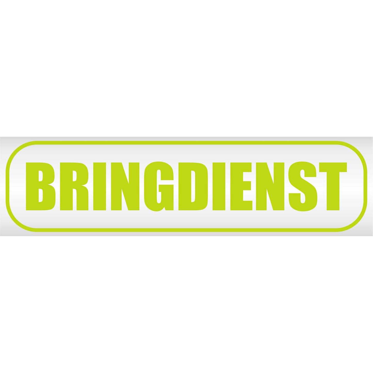 Magnetschild - Bringdienst - Magnetfolie für Auto - LKW - Truck - Baustelle - Firma