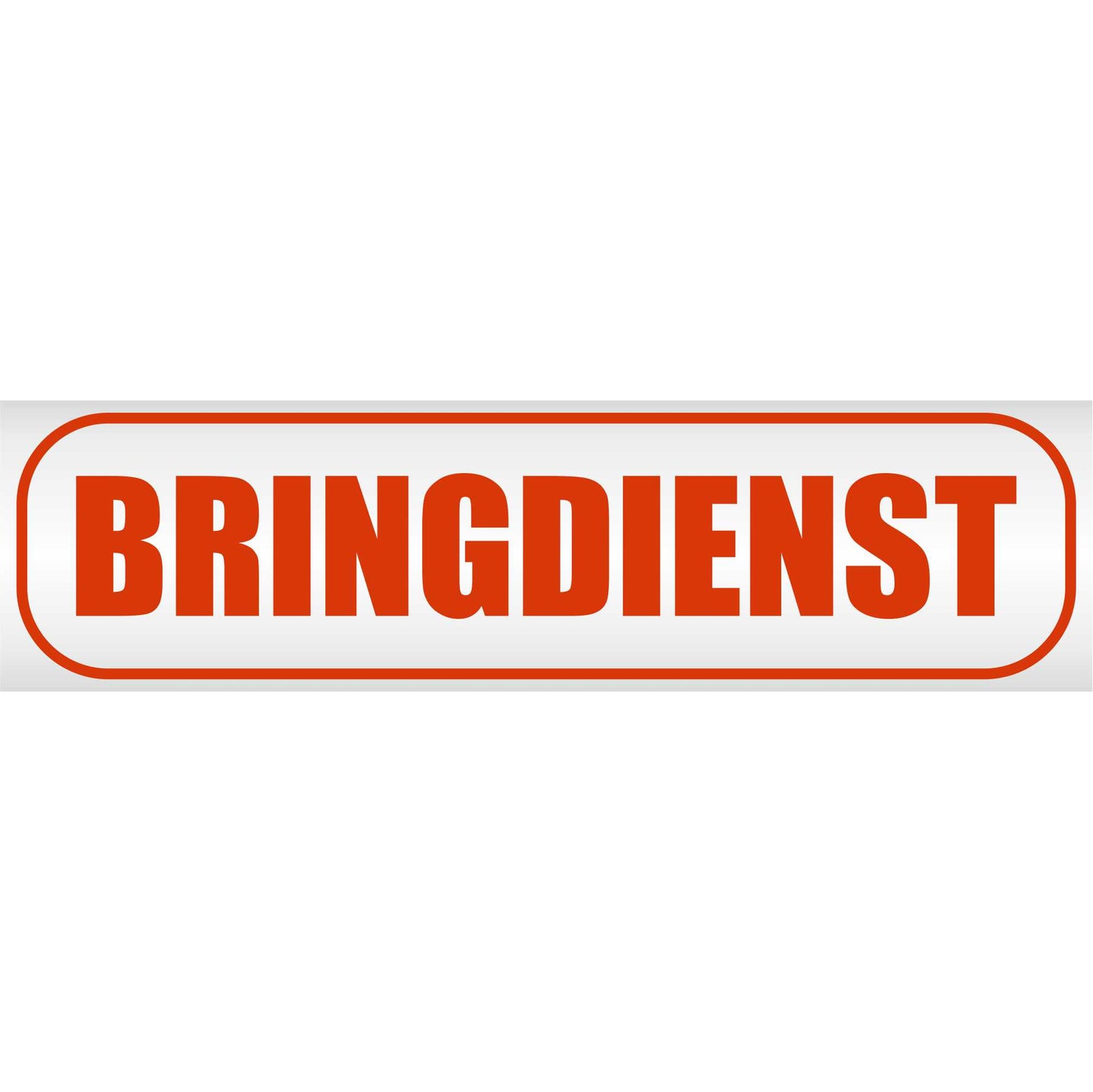 Magnetschild - Bringdienst - Magnetfolie für Auto - LKW - Truck - Baustelle - Firma