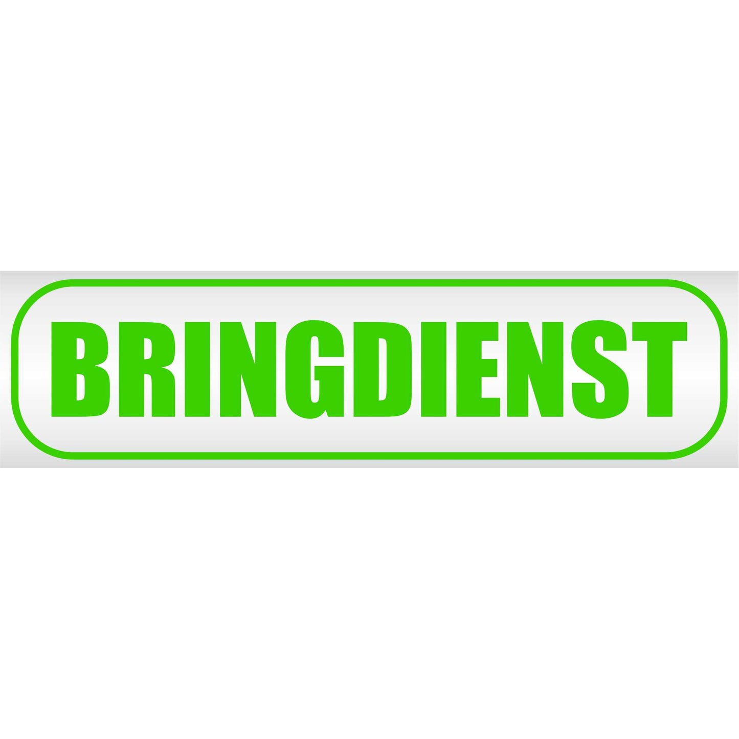 Magnetschild - Bringdienst - Magnetfolie für Auto - LKW - Truck - Baustelle - Firma