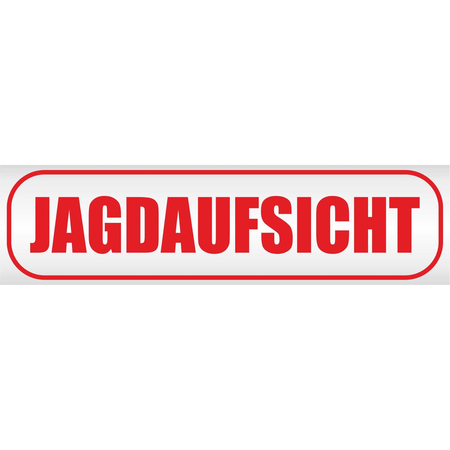 Magnetschild - Jagdaufsicht - Magnetfolie für Auto - LKW - Truck - Baustelle - Firma