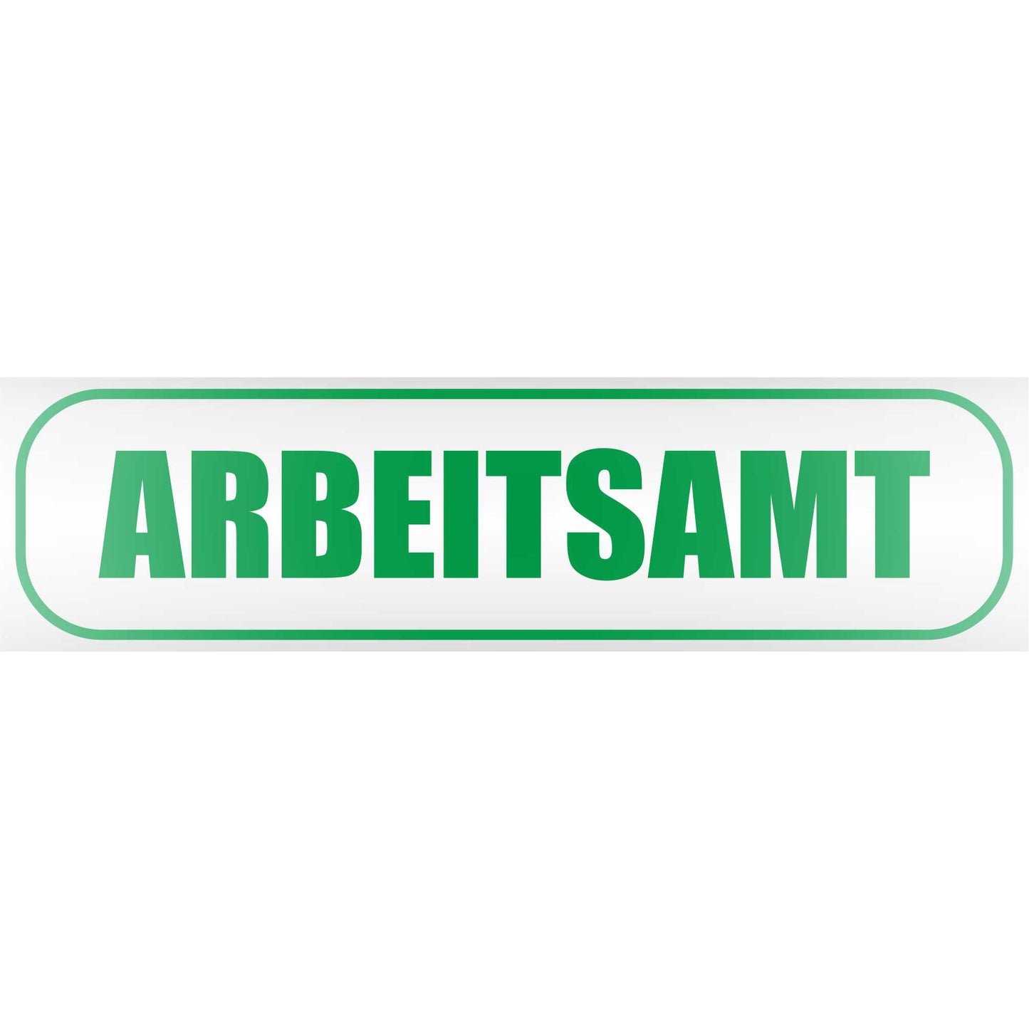 Magnetschild - Arbeitsamt - Magnetfolie für Auto - LKW - Truck - Baustelle - Firma
