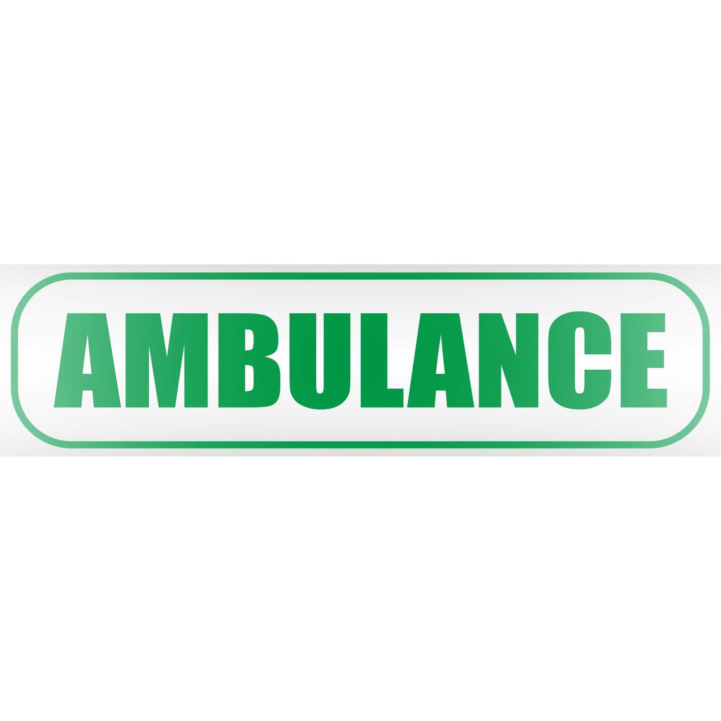 Magnetschild - Ambulance - Magnetfolie für Auto - LKW - Truck - Baustelle - Firma