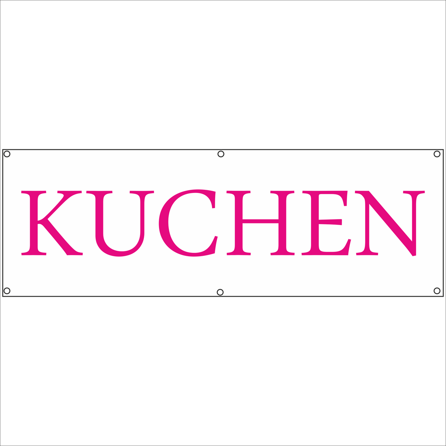 Werbeplane - Gerüstplane - p103 - Kuchen - NEU - Plane für Baustelle- Garten- Zaun oder Veranstaltung