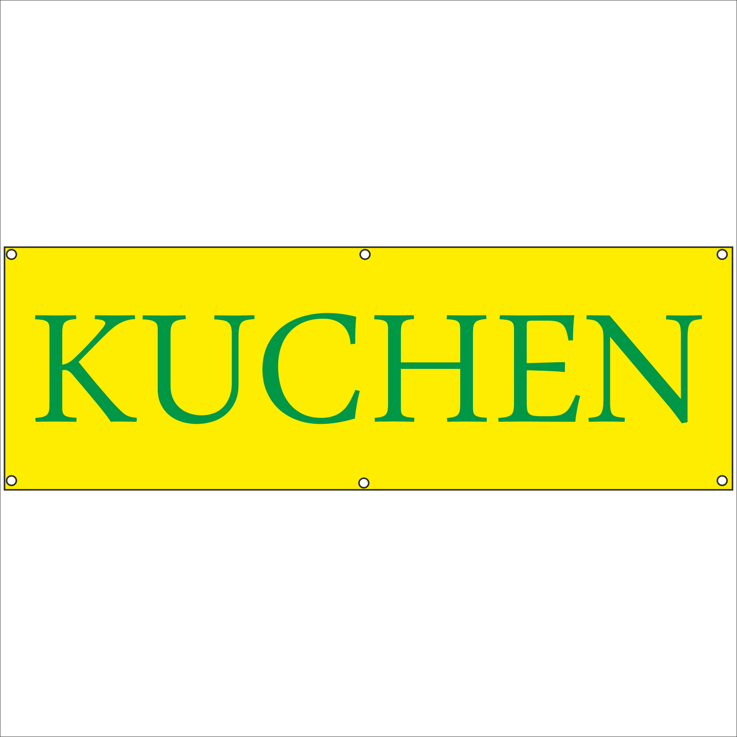 Werbeplane - Gerüstplane - p103 - Kuchen - NEU - Plane für Baustelle- Garten- Zaun oder Veranstaltung