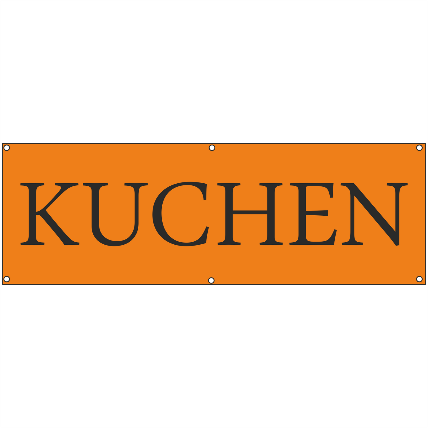 Werbeplane - Gerüstplane - p103 - Kuchen - NEU - Plane für Baustelle- Garten- Zaun oder Veranstaltung