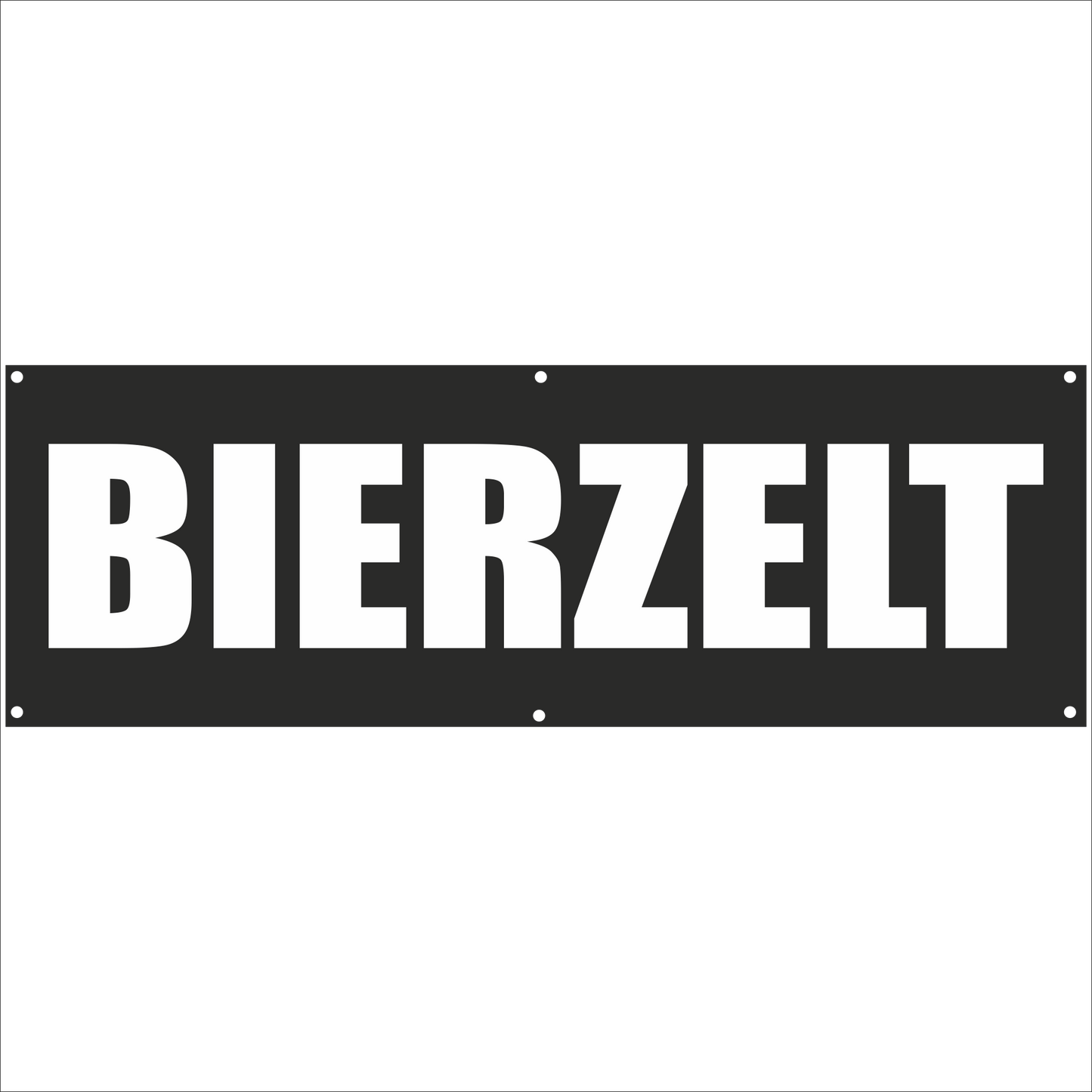 Werbeplane - Gerüstplane - p119 - Bierzelt - NEU - Plane für Baustelle- Garten- Zaun oder Veranstaltung