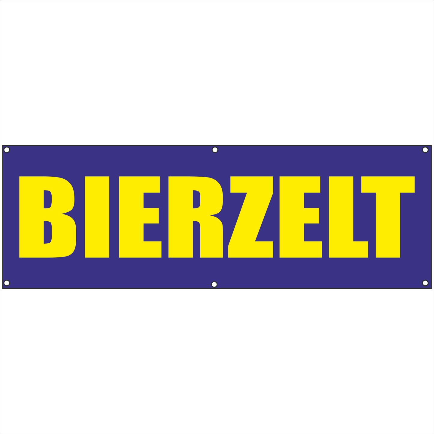 Werbeplane - Gerüstplane - p119 - Bierzelt - NEU - Plane für Baustelle- Garten- Zaun oder Veranstaltung