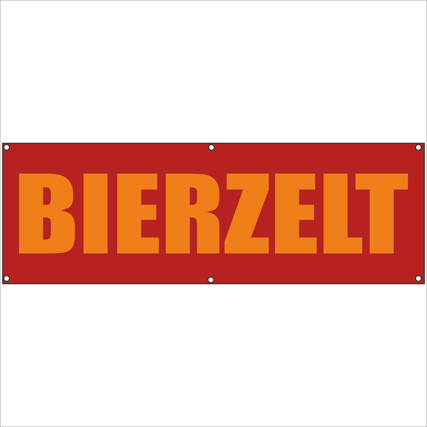 Werbeplane - Gerüstplane - p119 - Bierzelt - NEU - Plane für Baustelle- Garten- Zaun oder Veranstaltung