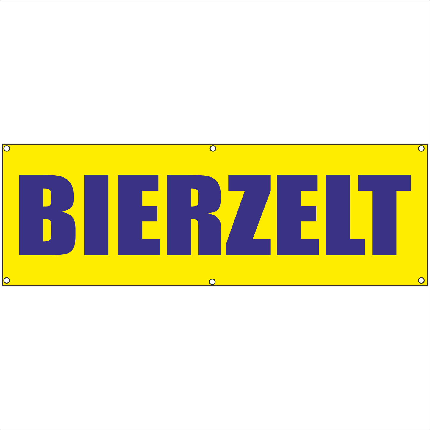 Werbeplane - Gerüstplane - p119 - Bierzelt - NEU - Plane für Baustelle- Garten- Zaun oder Veranstaltung