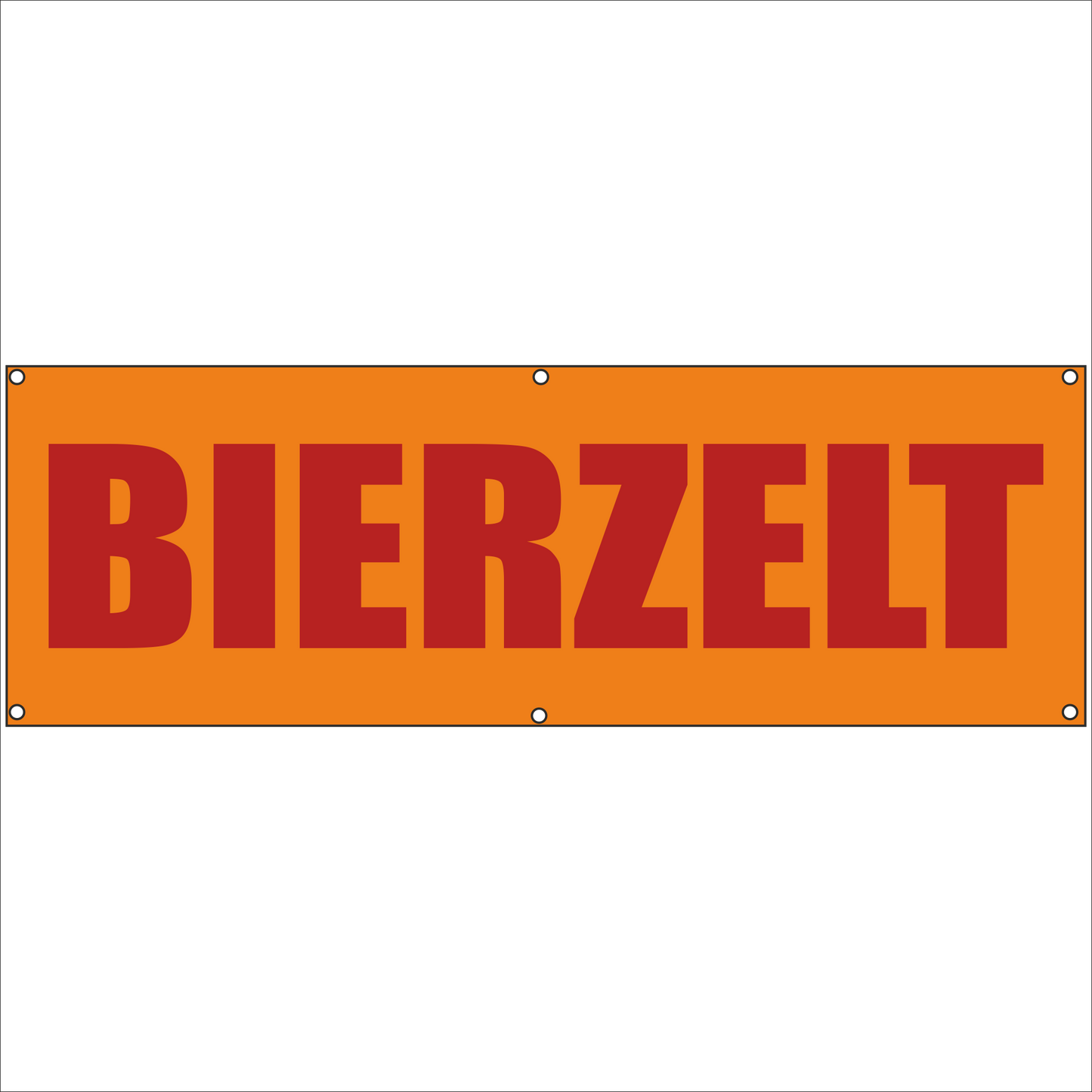 Werbeplane - Gerüstplane - p119 - Bierzelt - NEU - Plane für Baustelle- Garten- Zaun oder Veranstaltung