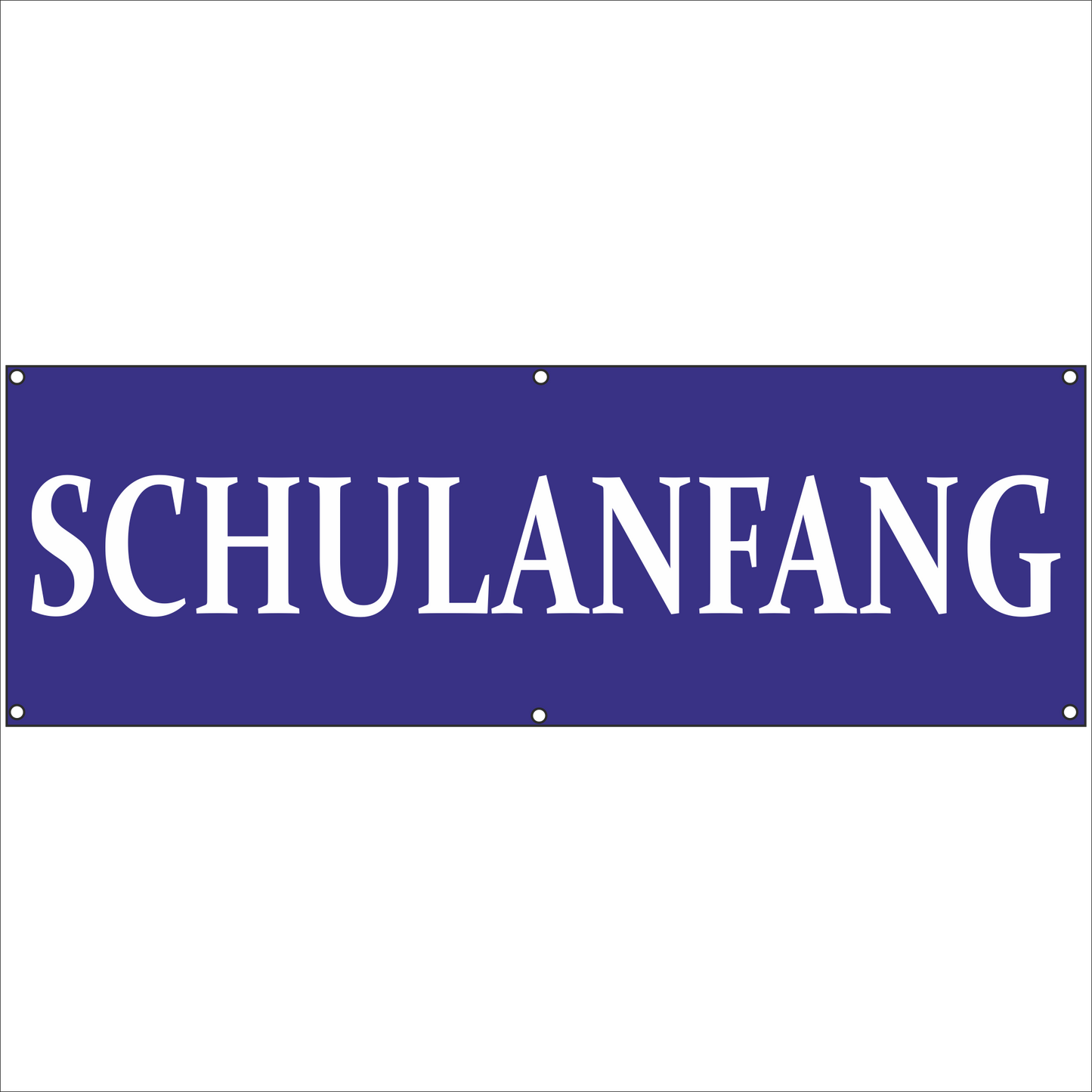 Werbeplane - Gerüstplane - p124 - Schulanfang - NEU - Plane für Baustelle- Garten- Zaun oder Veranstaltung