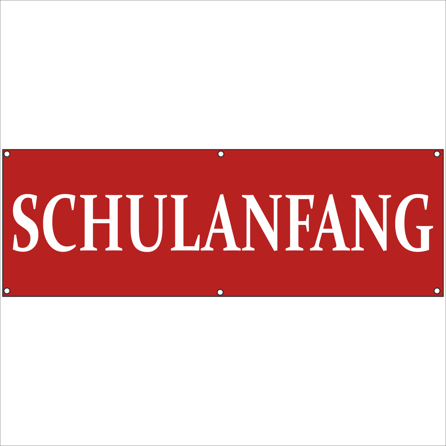 Werbeplane - Gerüstplane - p124 - Schulanfang - NEU - Plane für Baustelle- Garten- Zaun oder Veranstaltung