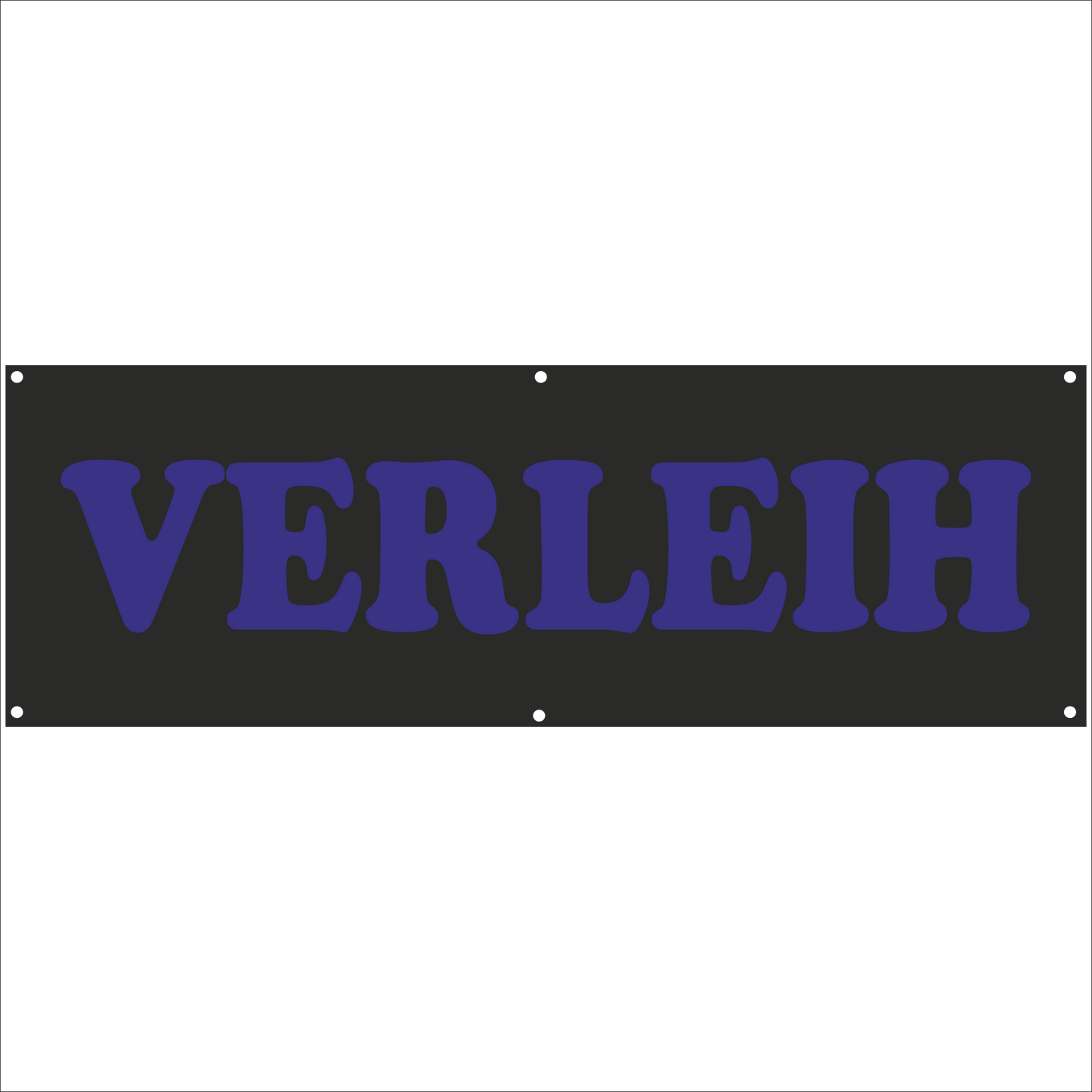 Werbeplane - Gerüstplane - p127 - Verleih - NEU - Plane für Baustelle- Garten- Zaun oder Veranstaltung