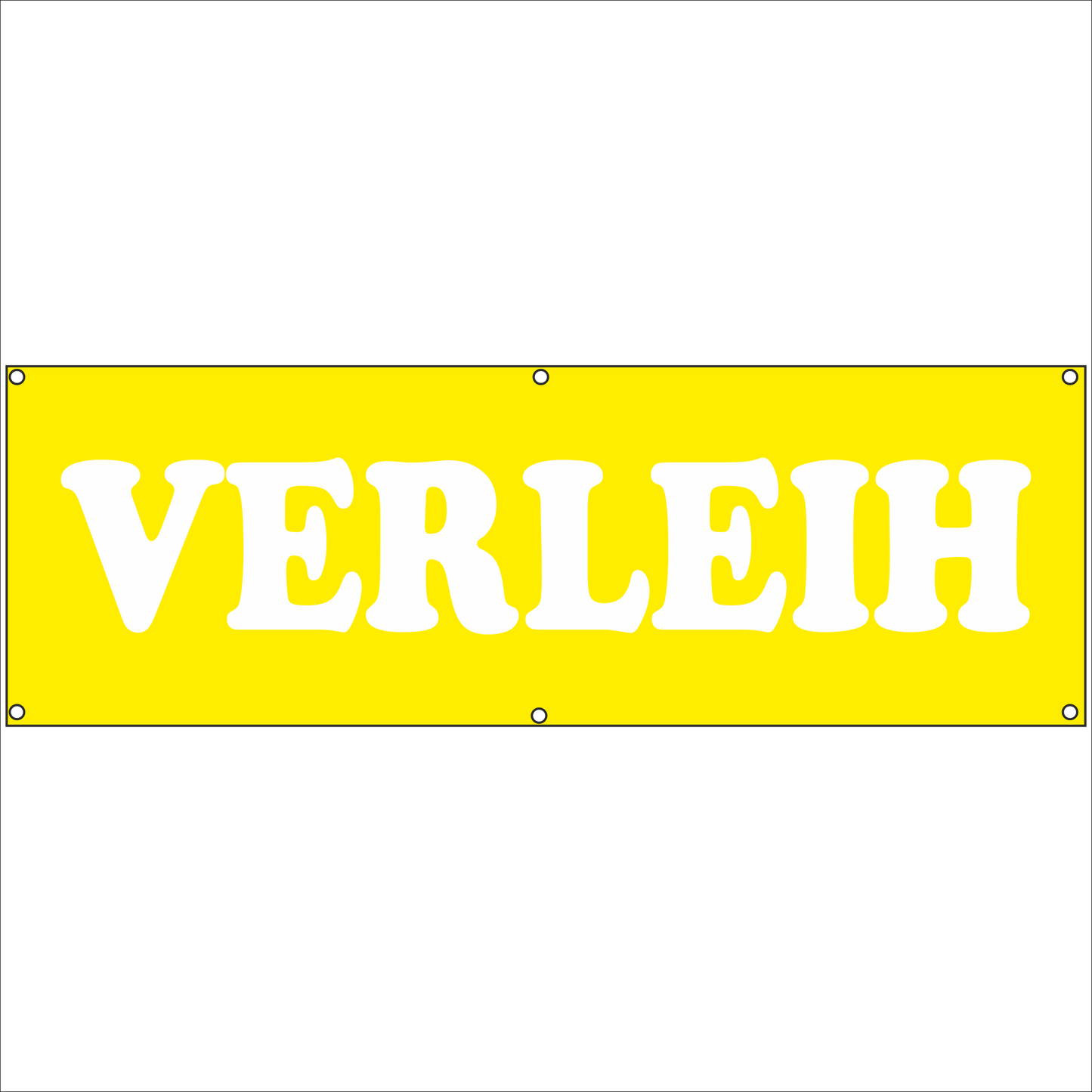 Werbeplane - Gerüstplane - p127 - Verleih - NEU - Plane für Baustelle- Garten- Zaun oder Veranstaltung