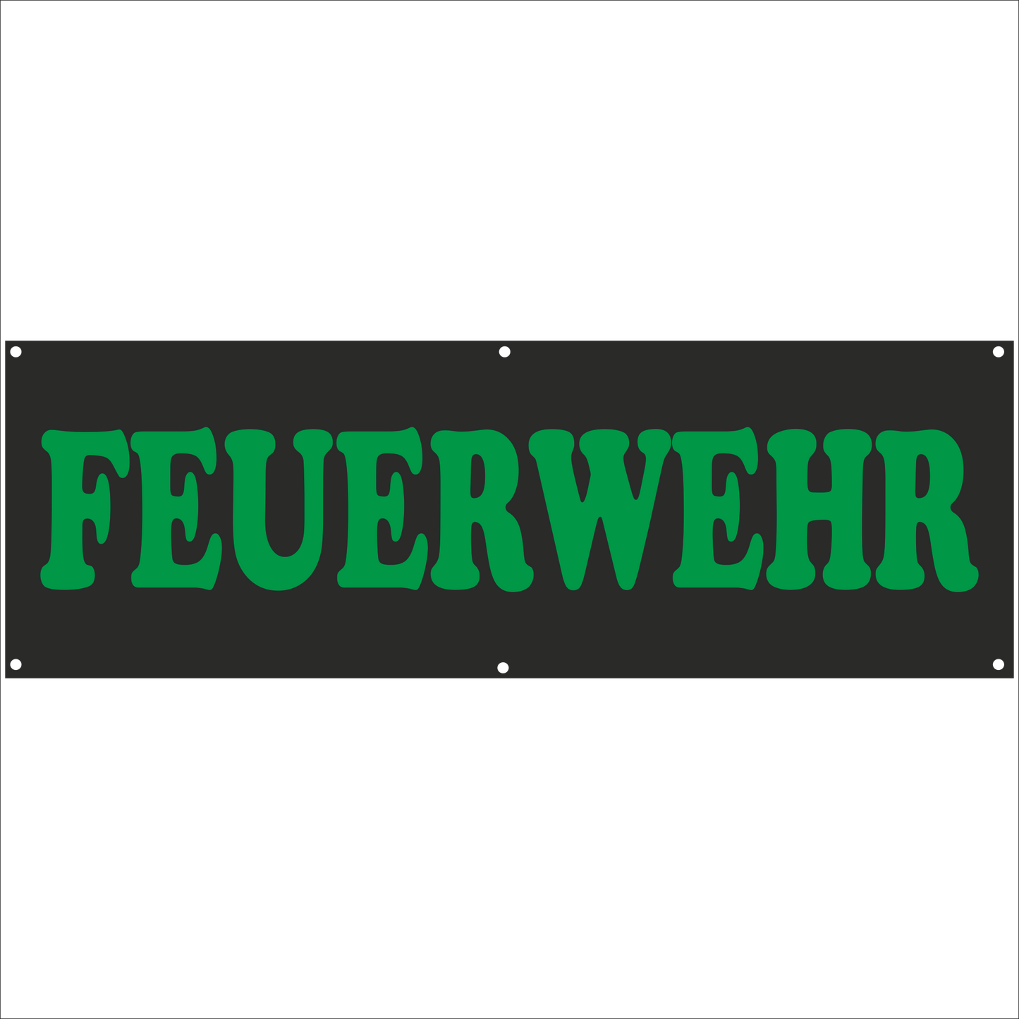 Werbeplane - Gerüstplane - p130 - Feuerwehr weiß - NEU - Plane für Baustelle- Garten- Zaun oder Veranstaltung