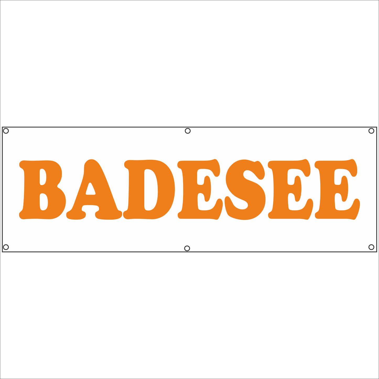 Werbeplane - Gerüstplane - p132 - Badesee - NEU - Plane für Baustelle- Garten- Zaun oder Veranstaltung