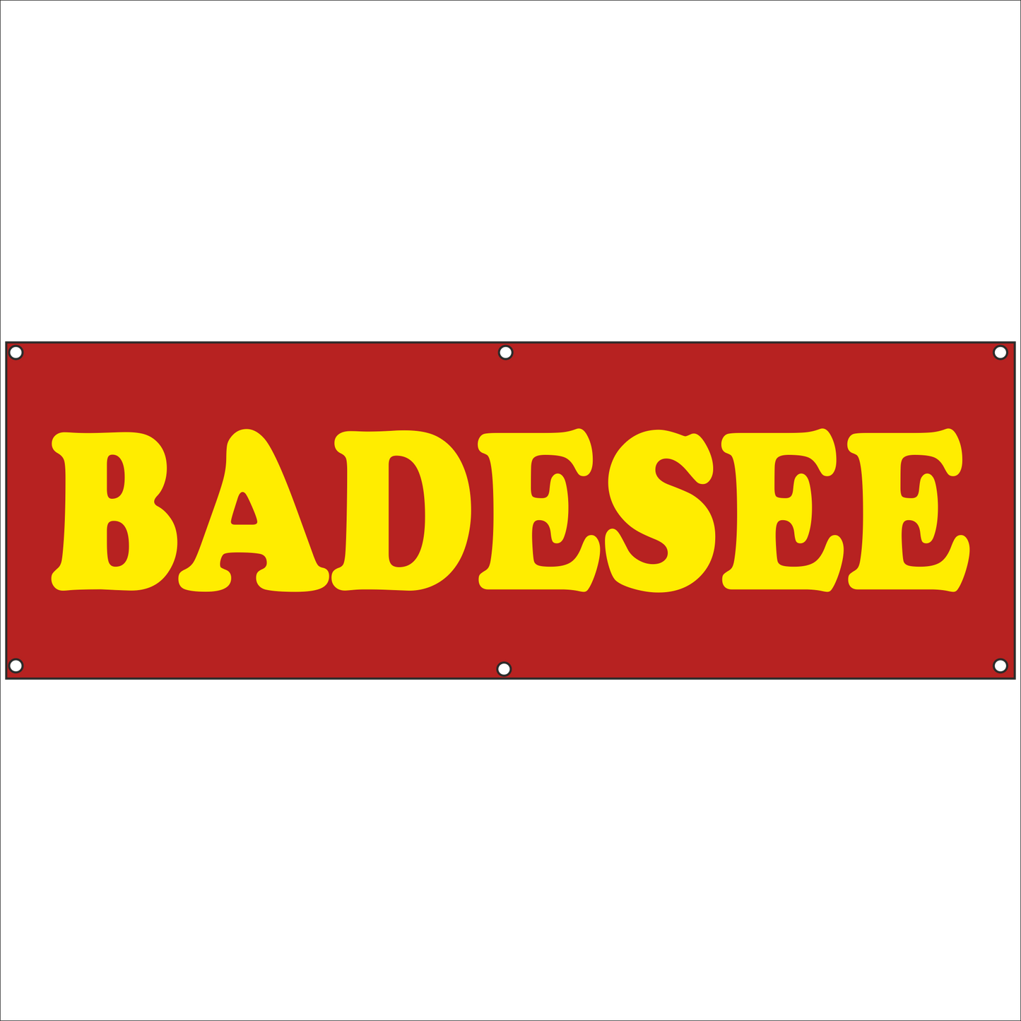 Werbeplane - Gerüstplane - p132 - Badesee - NEU - Plane für Baustelle- Garten- Zaun oder Veranstaltung