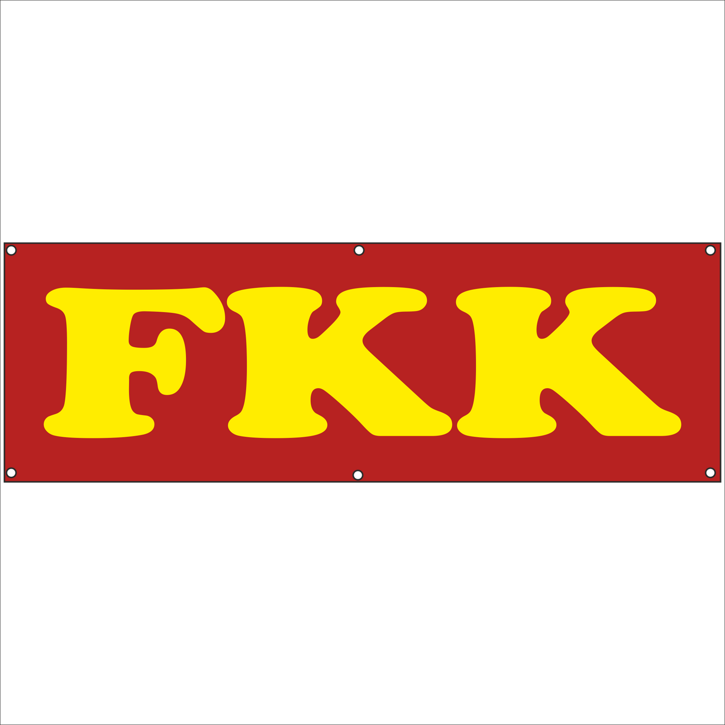 Werbeplane - Gerüstplane - p137 - FKK - NEU - Plane für Baustelle- Garten- Zaun oder Veranstaltung